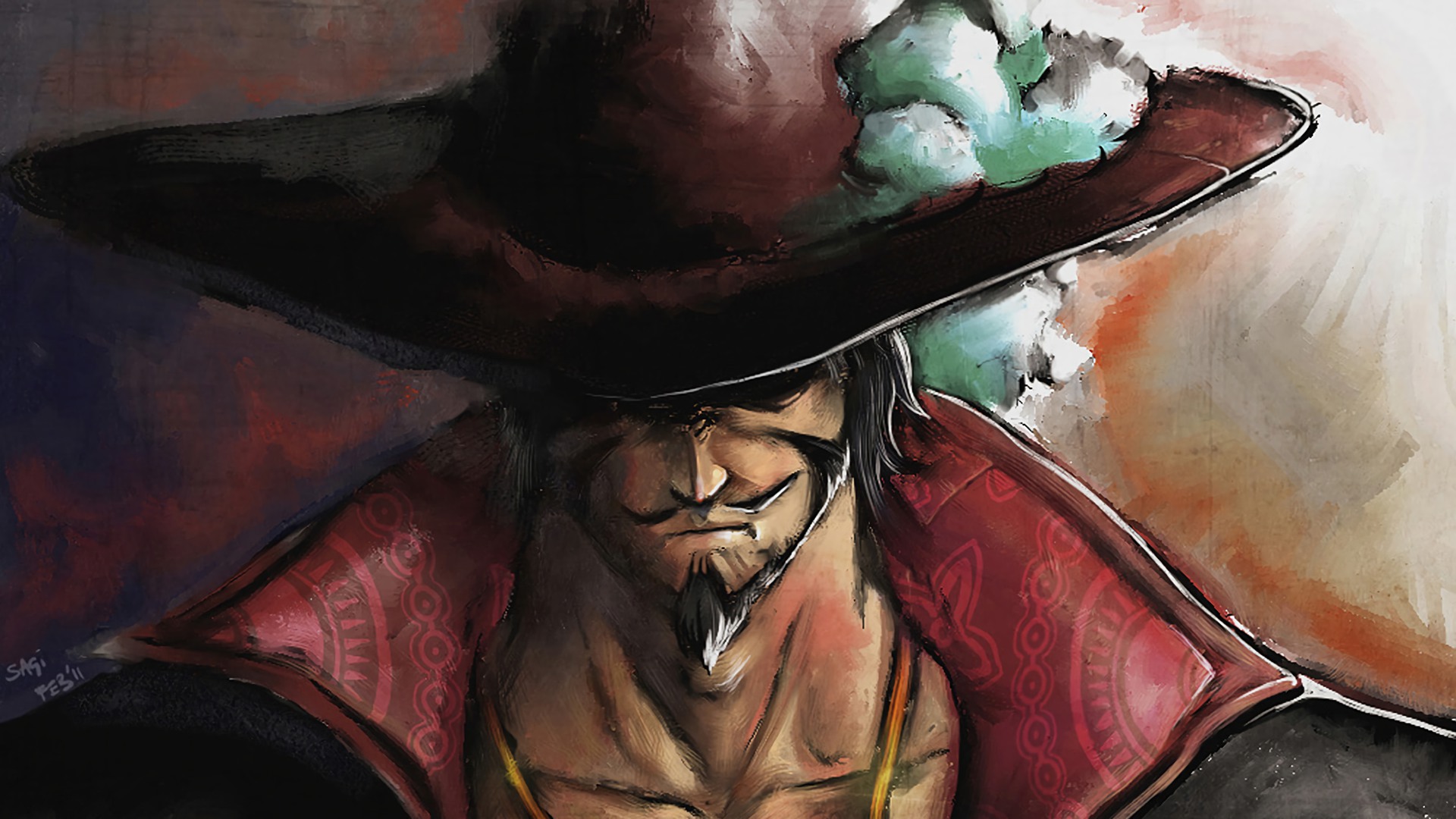 Dracule Mihawk One Piece 1920x1080