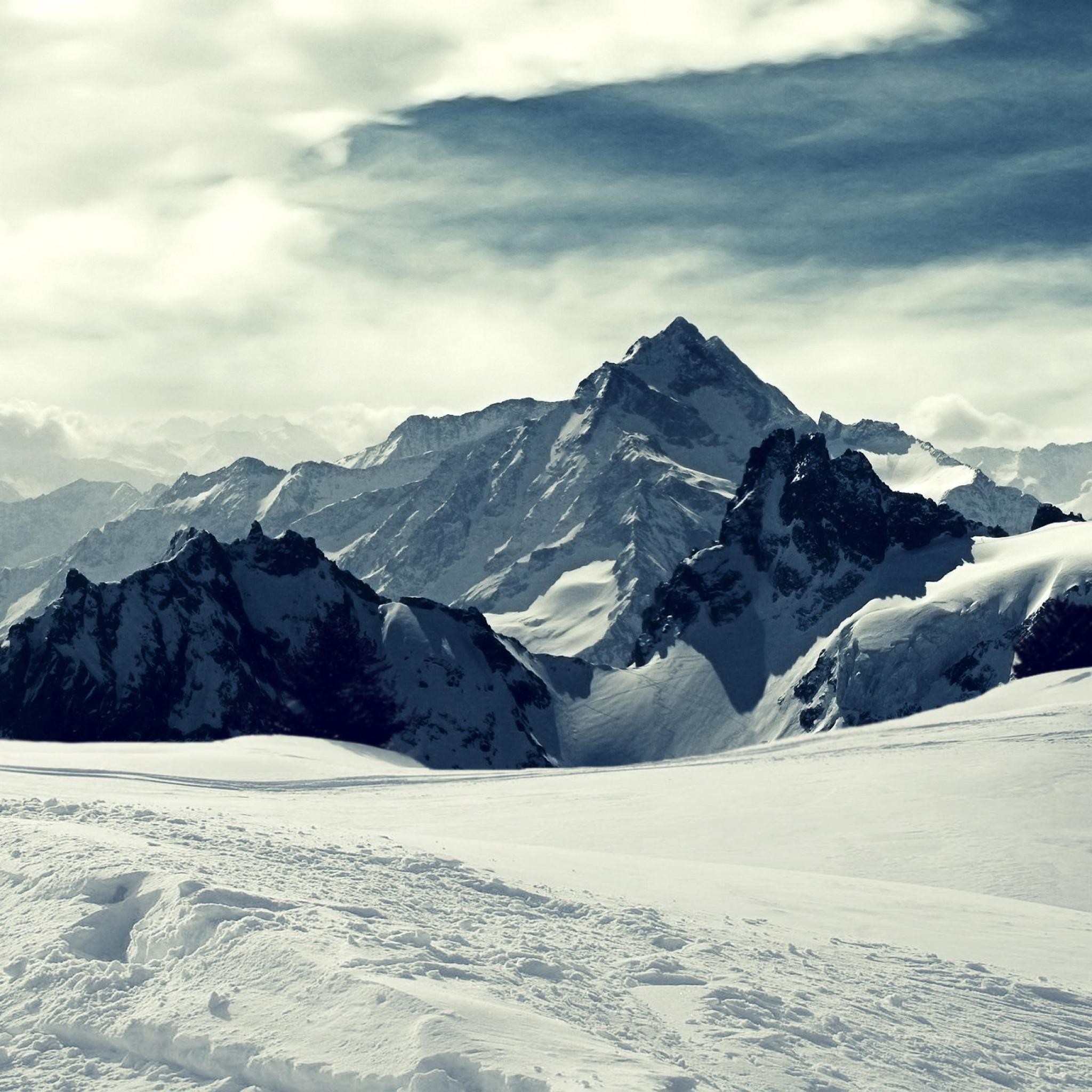 Mount Everest Snow Landscape Nature 2048x2048