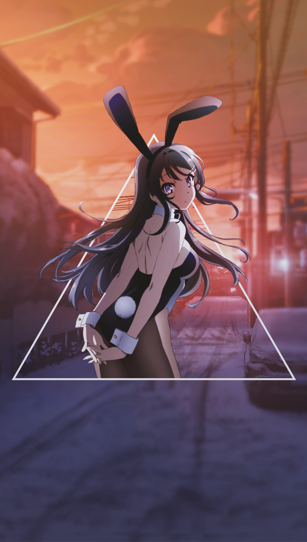 Anime Anime Girls Picture In Picture Seishun Buta Yar Wa Bunny Girl Senpai No Yume Wo Minai Seishun  1080x1902