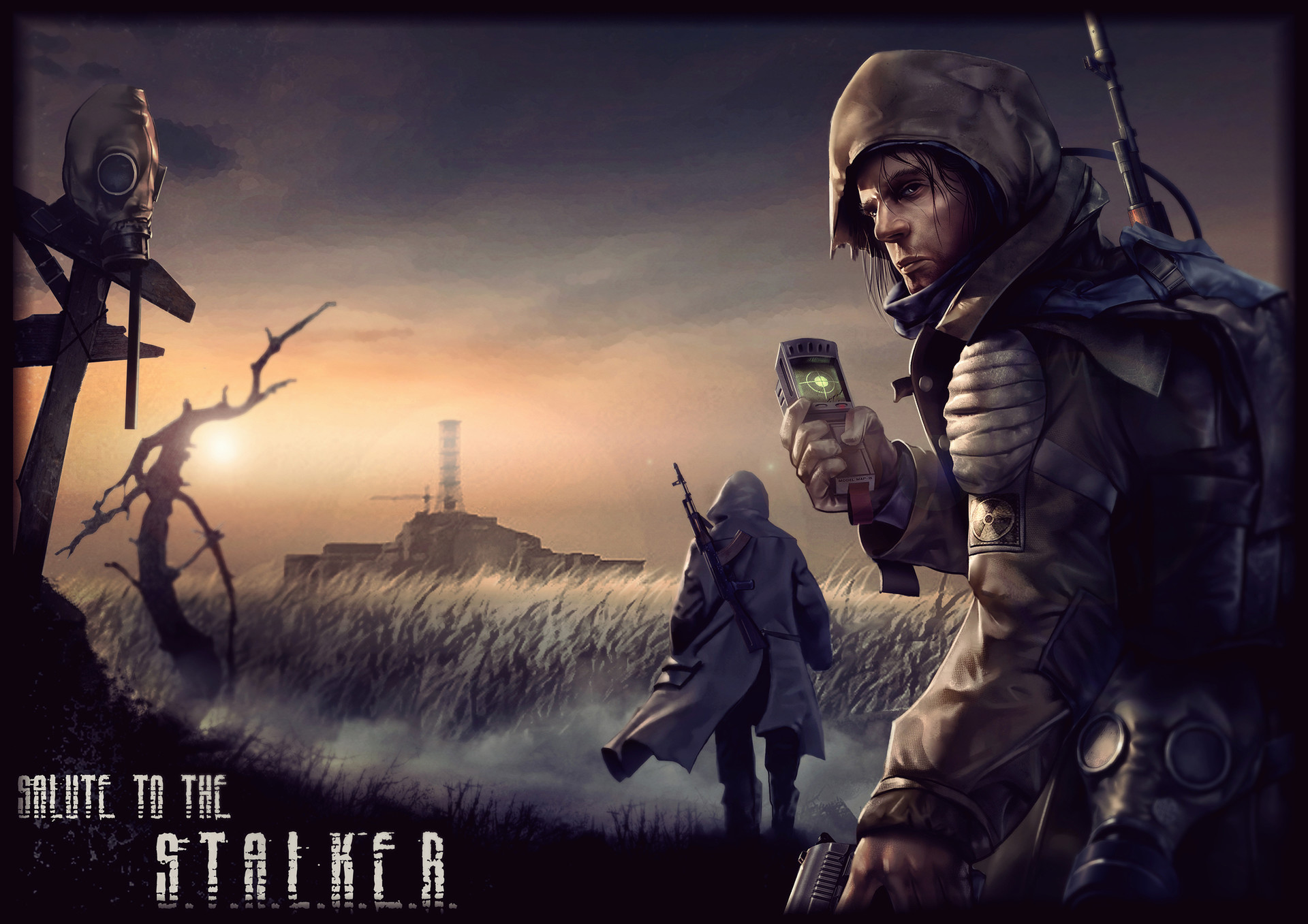 S T A L K E R Shooter Illustration Games Posters 1920x1357