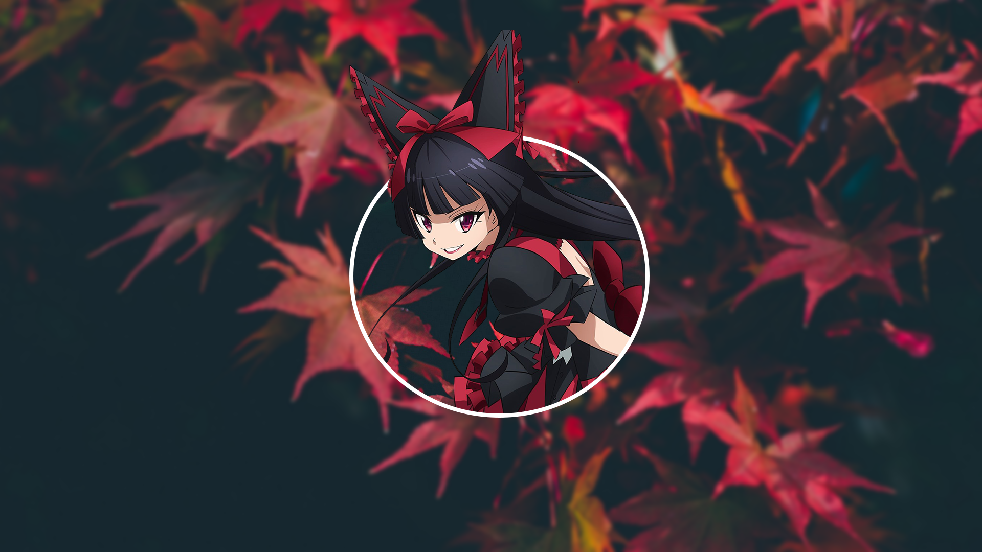 Anime Render In Shapes Anime Girls Dark Eyes Rory Mercury Picture In Picture 1920x1080