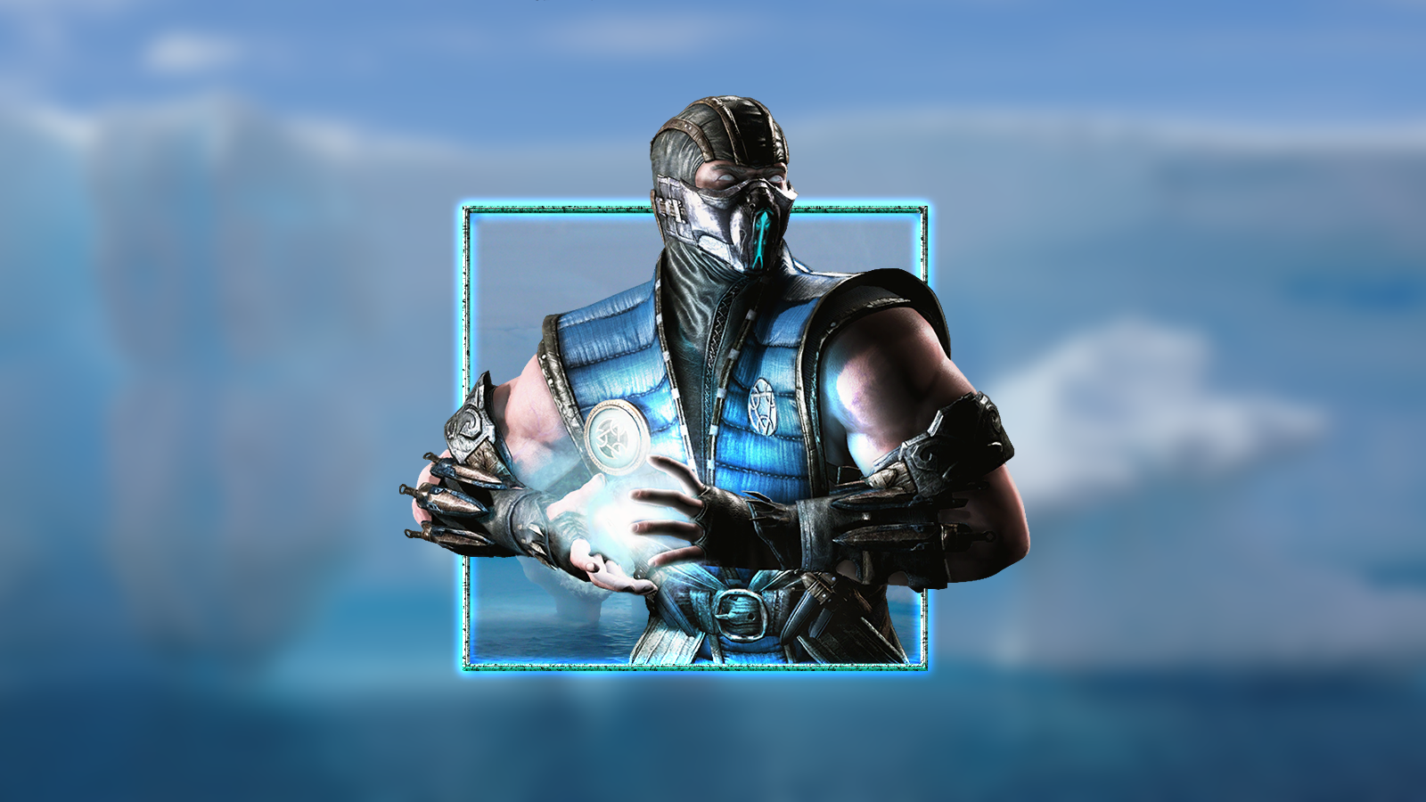 Mortal Kombat X Sub Zero Video Games Blue 1600x900