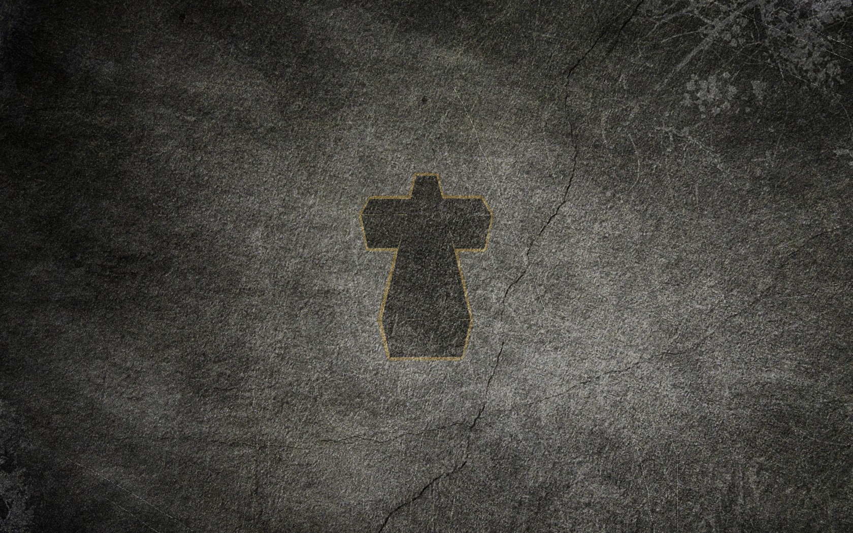 Minimalism Justice Musician Crucifix Black Grunge Artwork 1680x1050