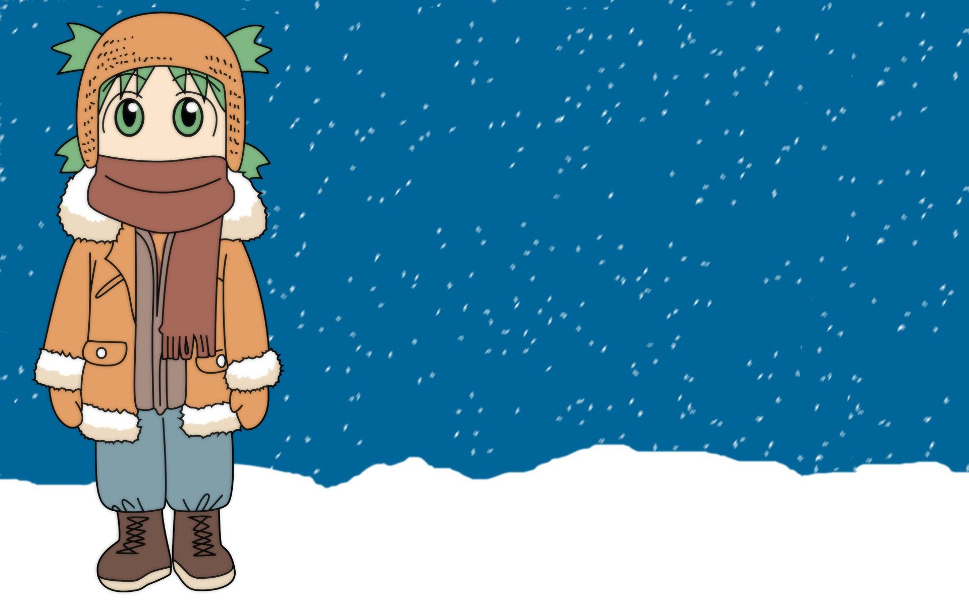 Anime Winter Yotsubato 1920x1200