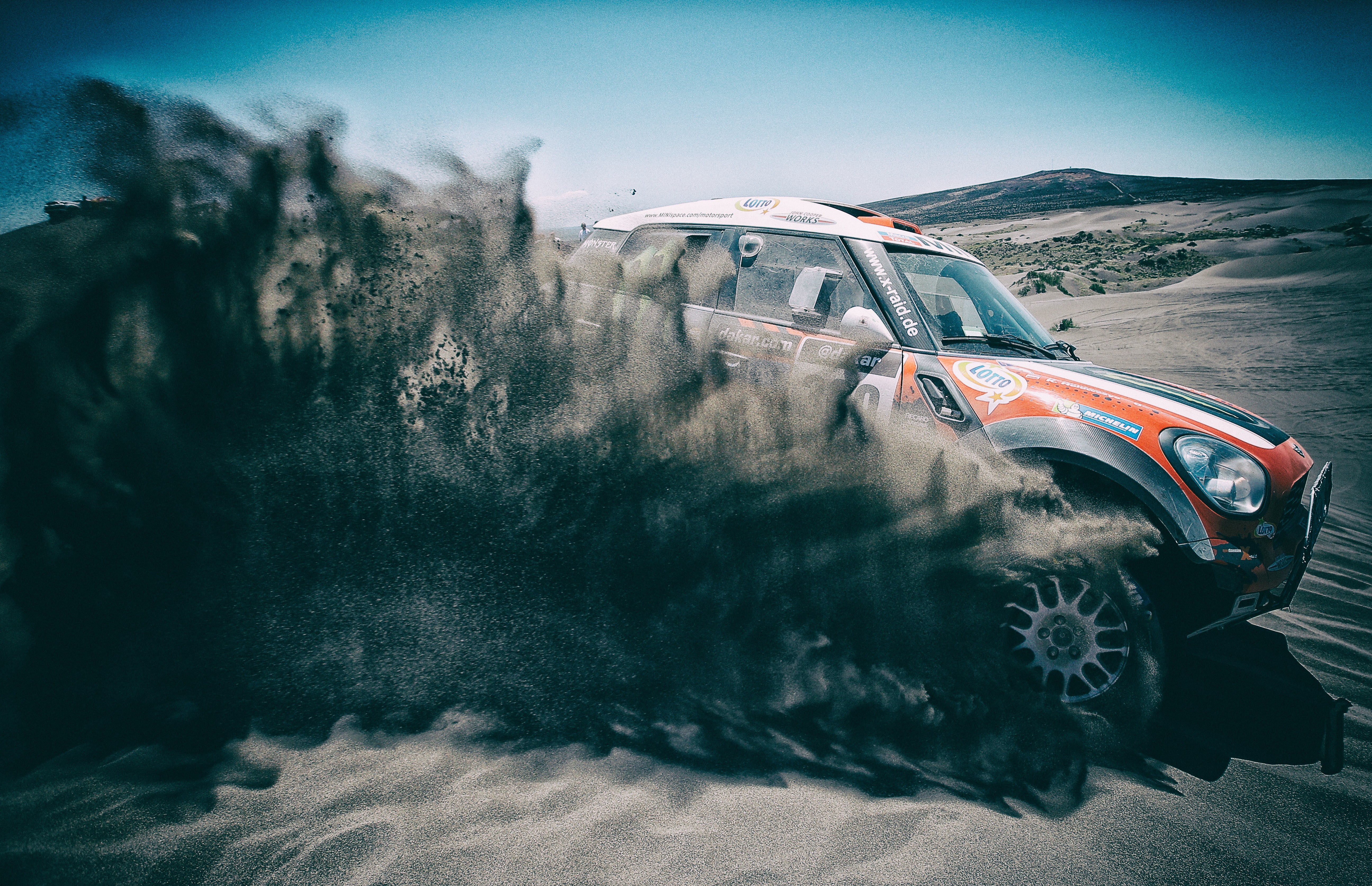 Rally Cars Sand Vehicle Racing Dakar Rally 5184x3346