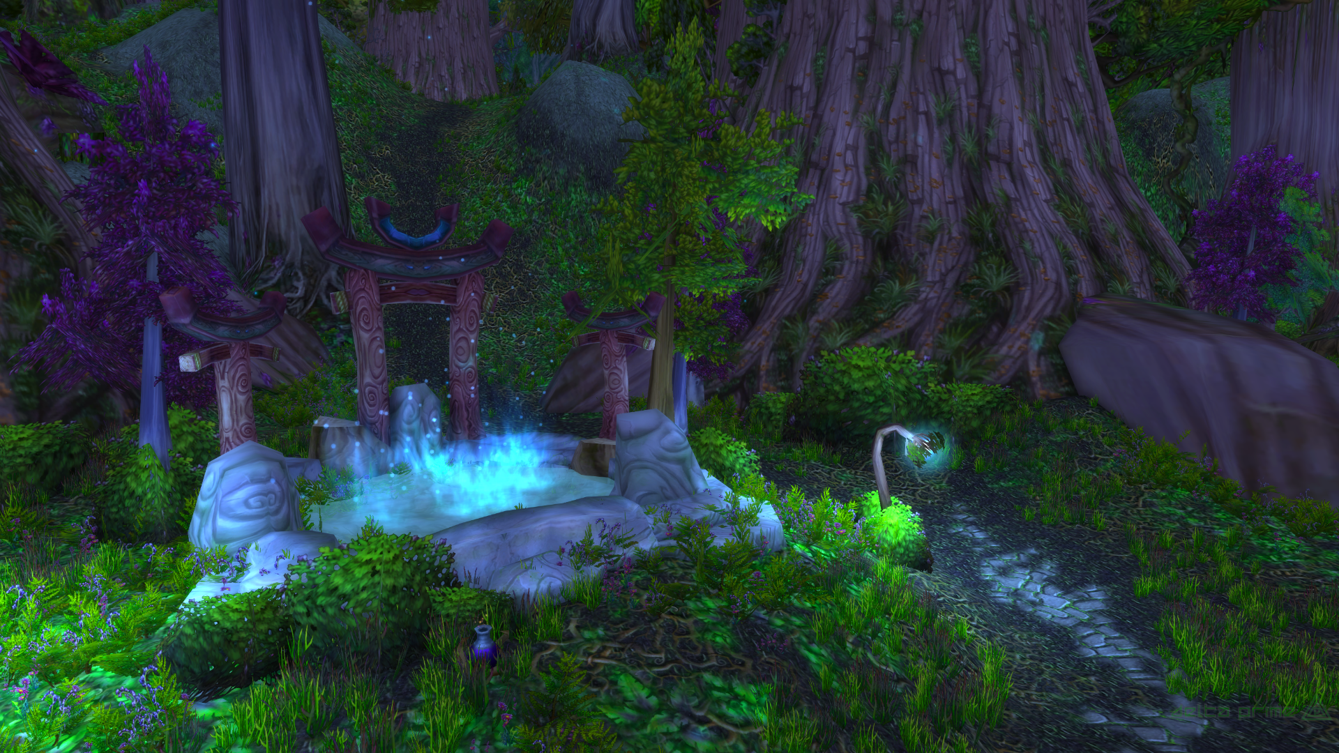 World Of Warcraft Ashenvale Night Elves Forest Alliance Horde 1920x1080