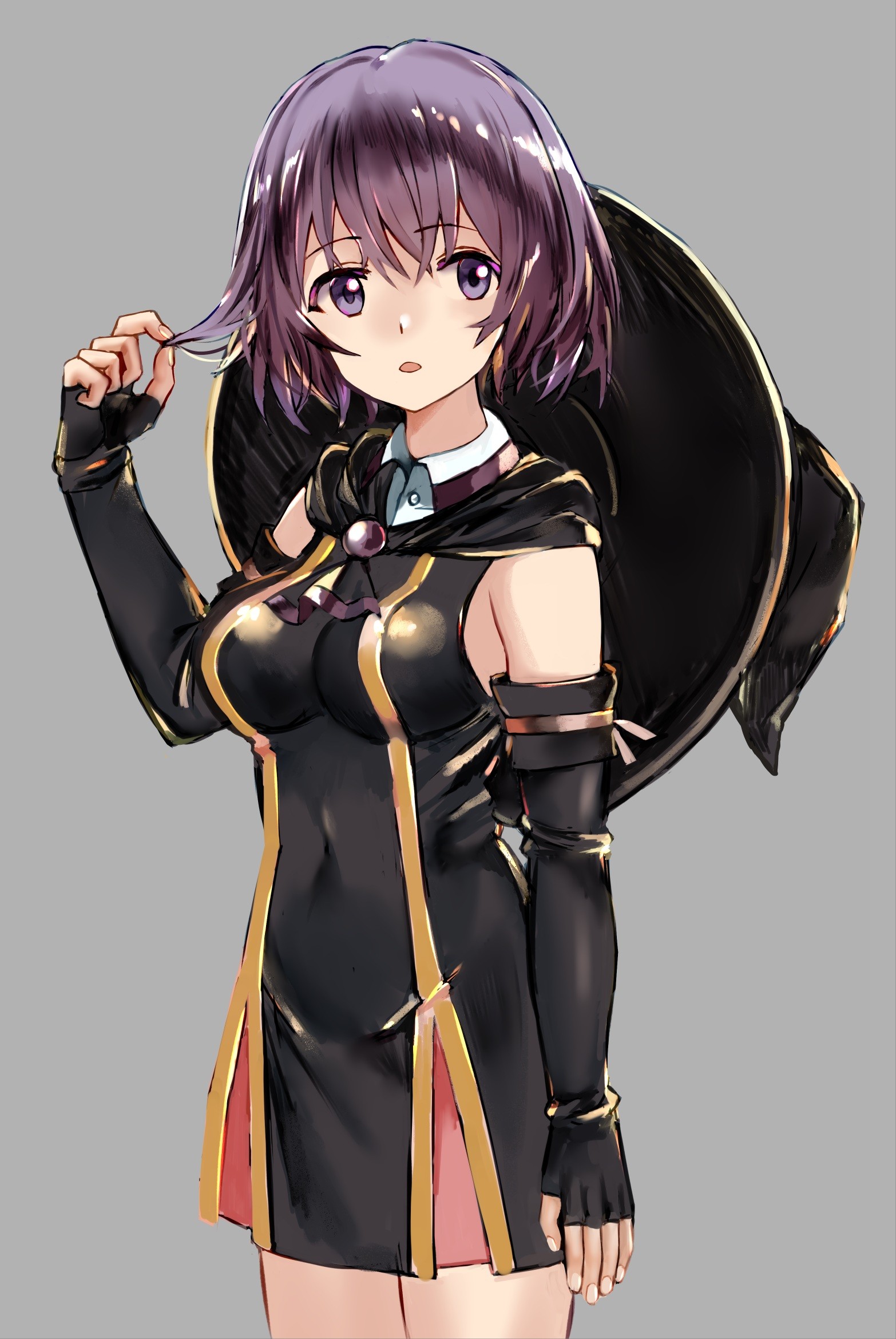 Anime Anime Girls Hai To Gensou No Grimgar Witch Hat Short Hair Shihoru Hai To Gensou No Grimgar 1566x2339