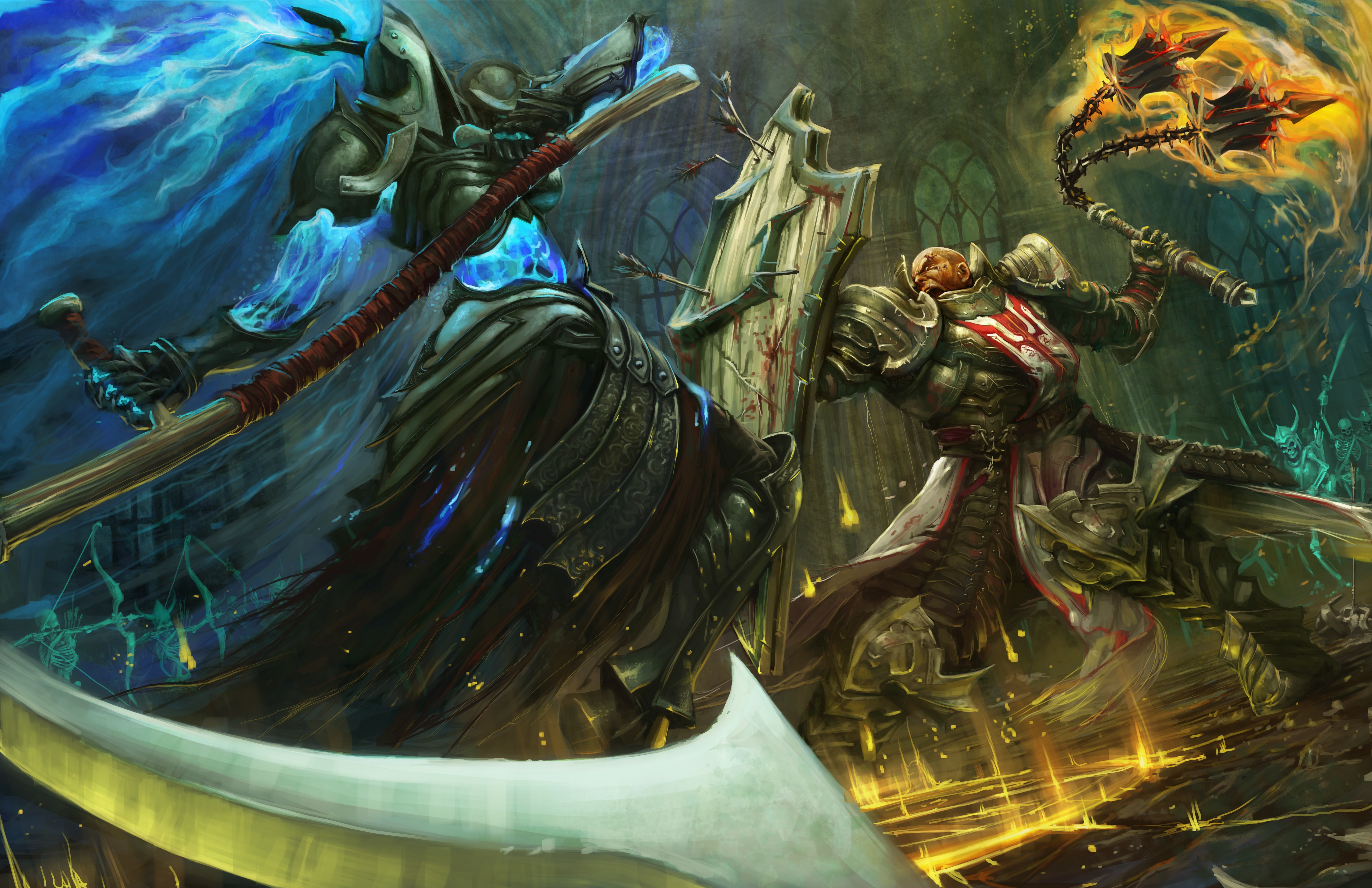 Video Games Diablo 3 Reaper Of Souls Video Game Art Fantasy Art Diablo Iii 5100x3300
