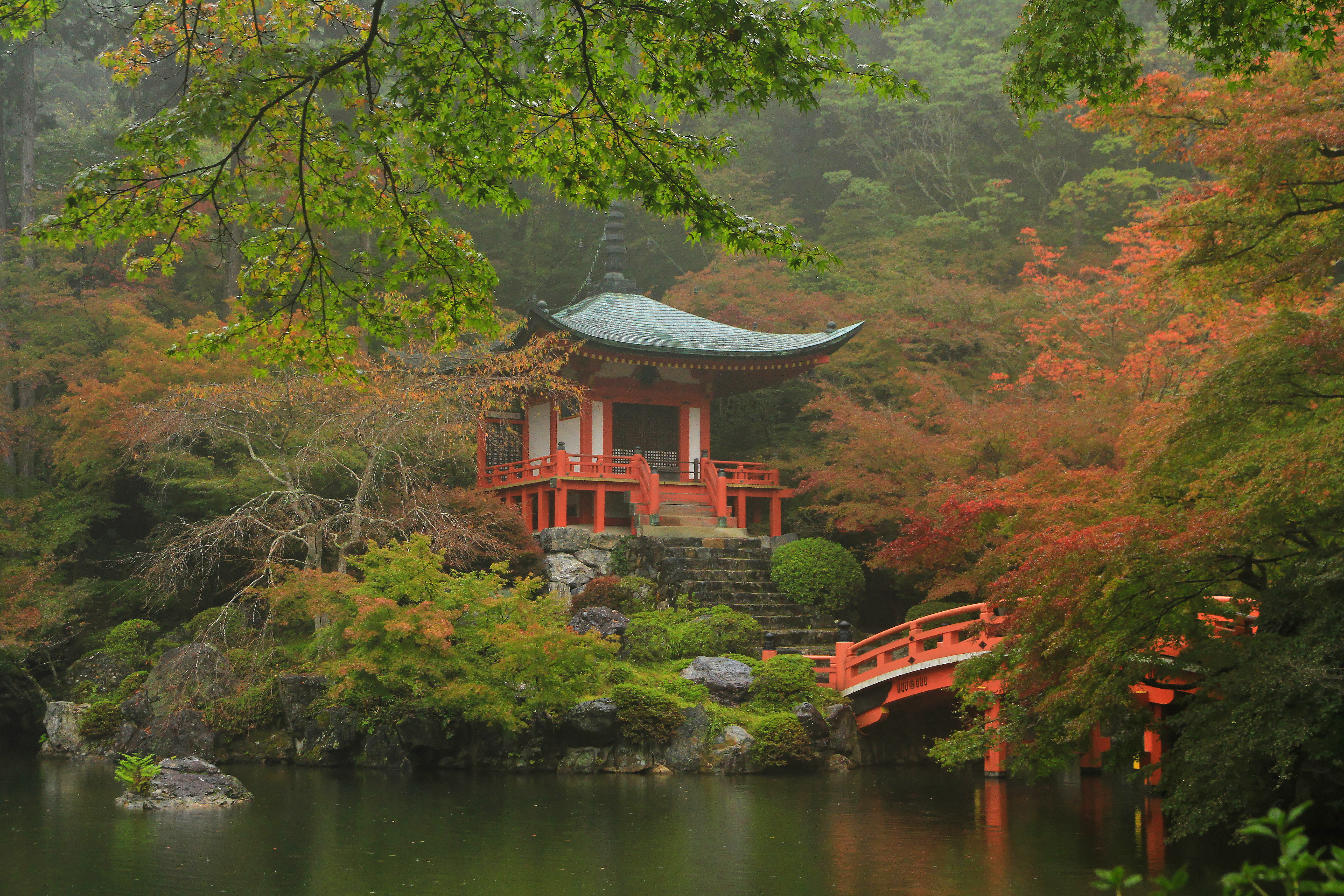 Kyoto Pagoda Temple Fall Shrine 5184x3456