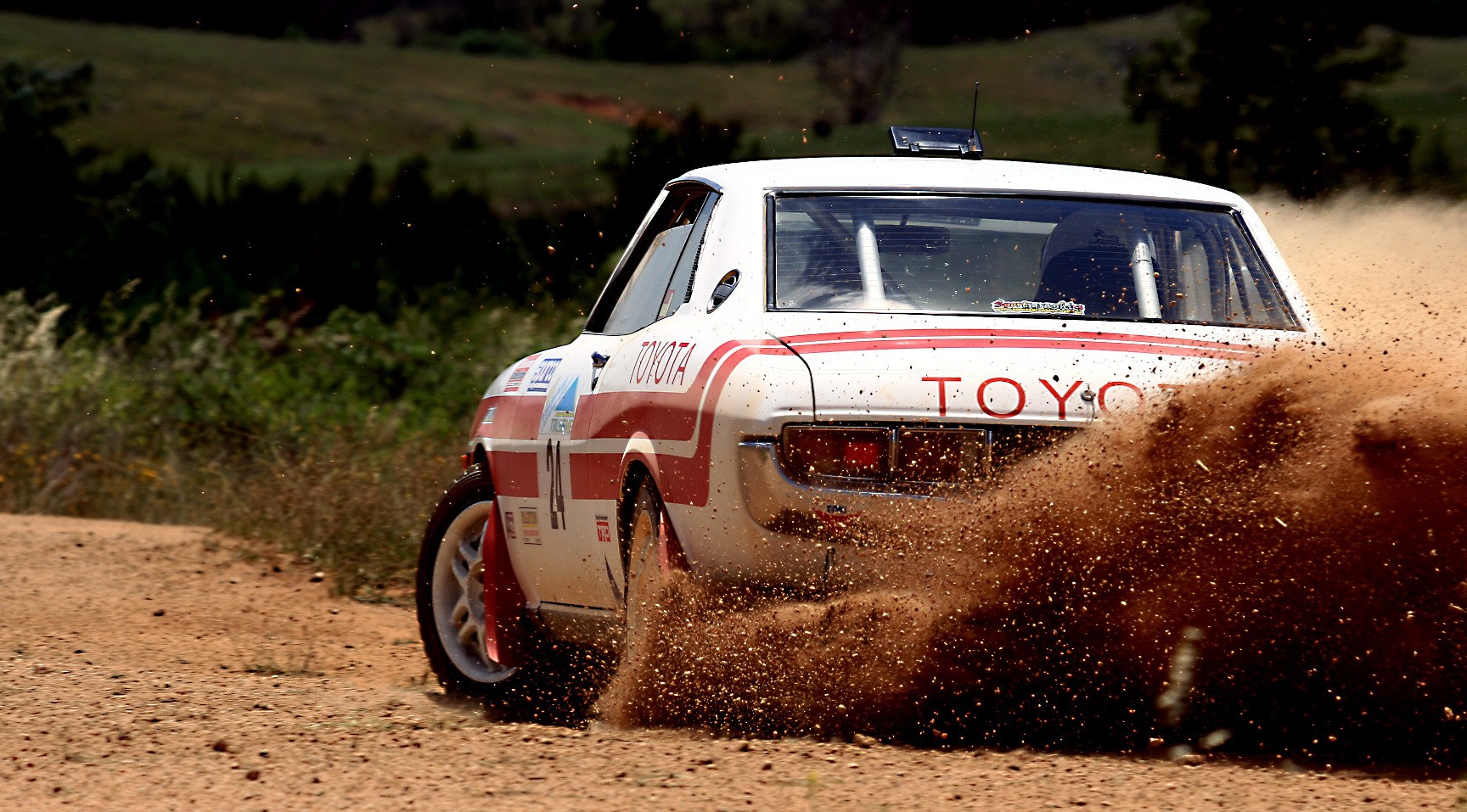 Car Rally Racing Toyota Vehicle White Cars Toyota Celica 1728x957