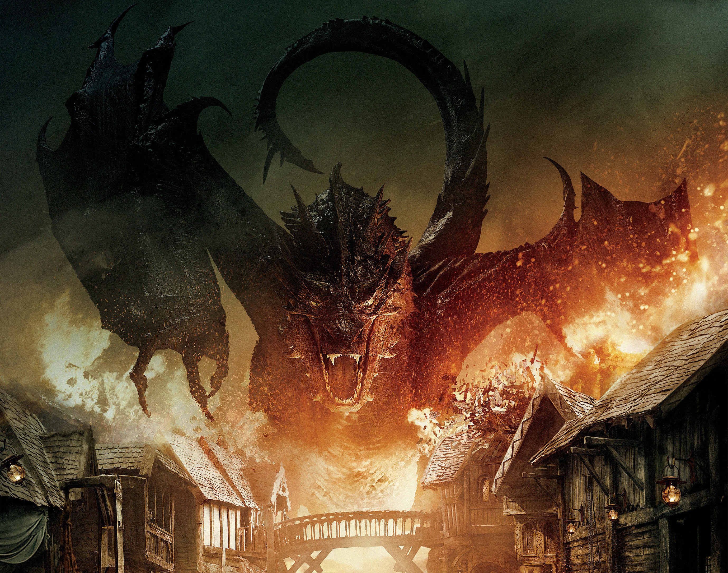 Smaug The Hobbit The Battle Of The Five Armies Dragon 2757x2168