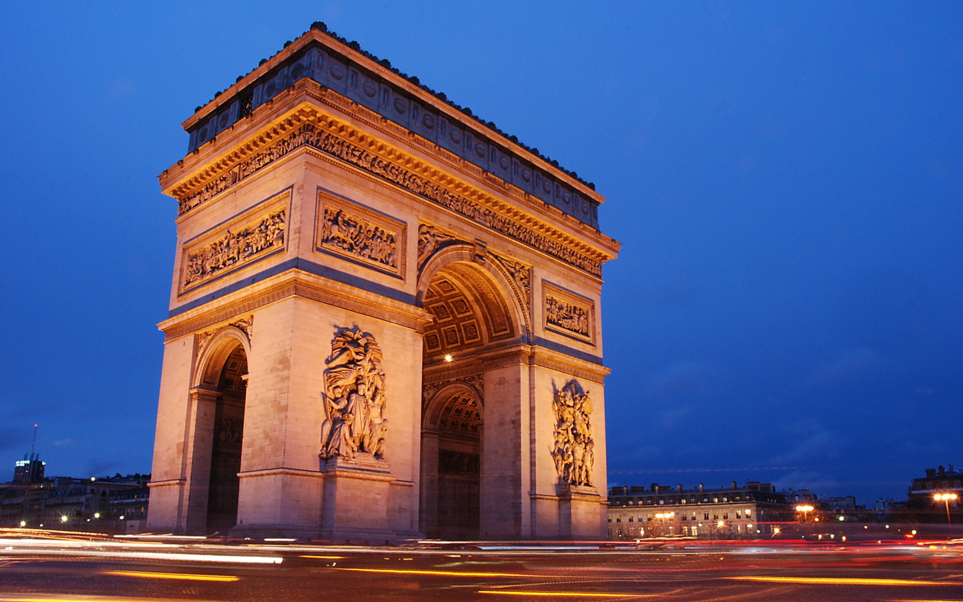 Paris Monuments Arc De Triomphe Arch Architecture Building Paris 1920x1200