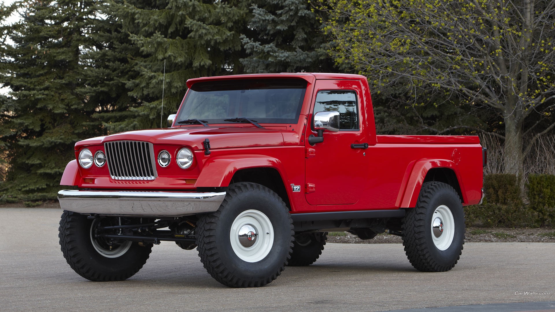 Jeep J 12 Concept Cars Red Cars 1920x1080