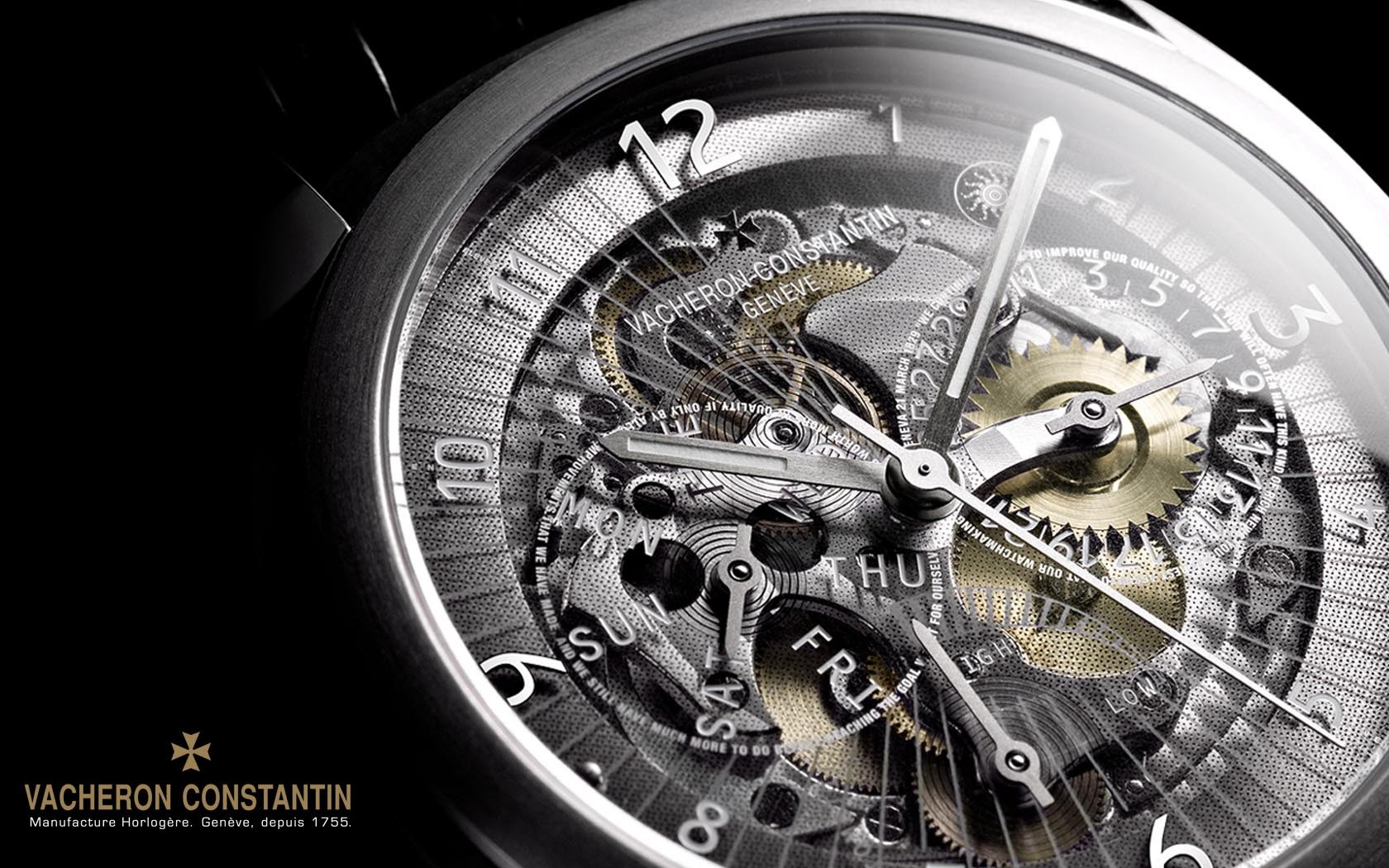 Vacheron Constanin Luxury Watches Clocks Technology Numbers 1680x1050