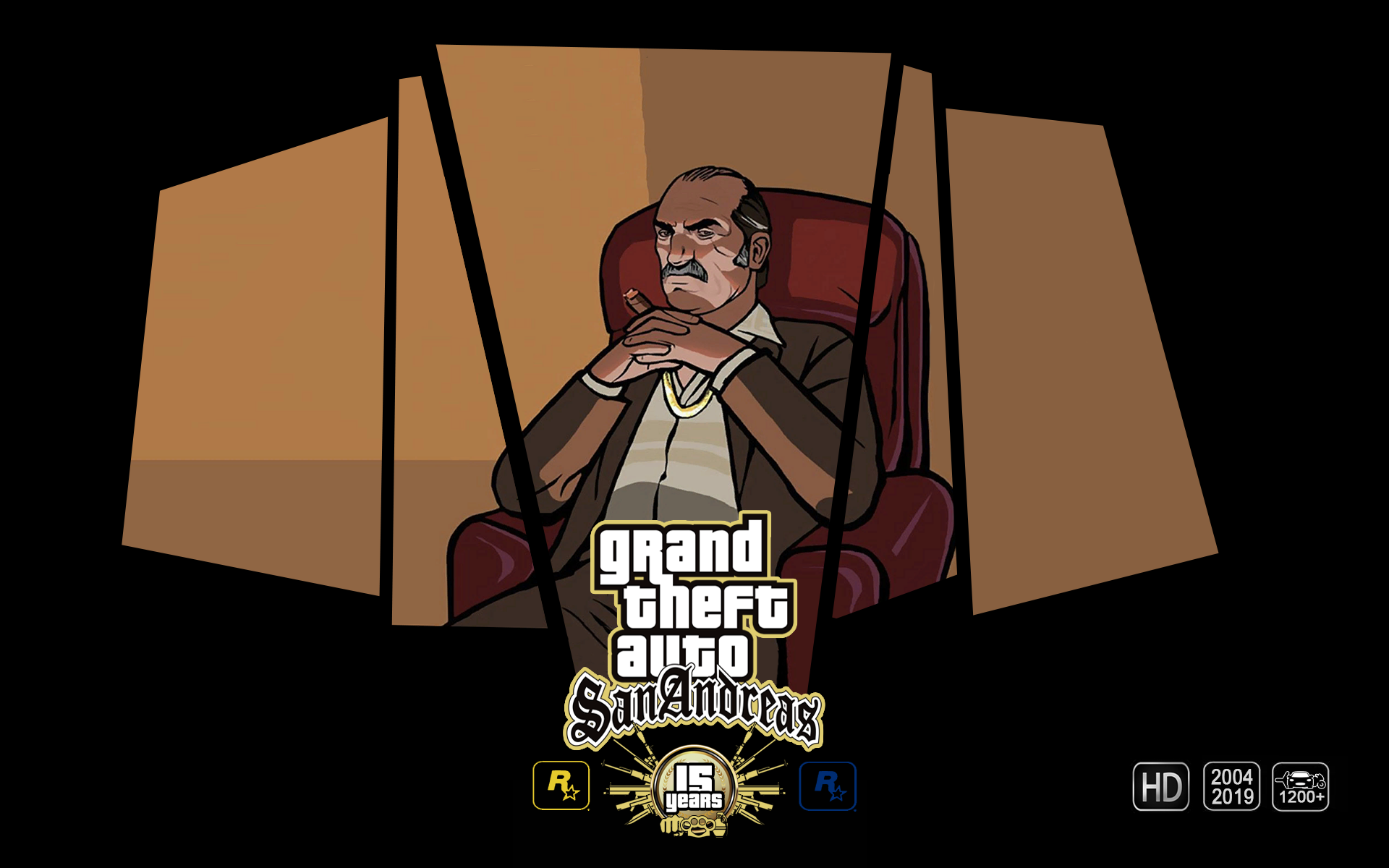 Grand Theft Auto GTA San Andreas Games Posters GTA Anniversary Video Games 1920x1200