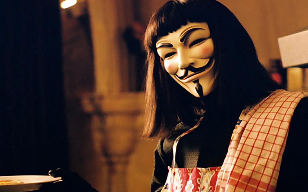 V For Vendetta Mask Guy Fawkes Mask 1280x800