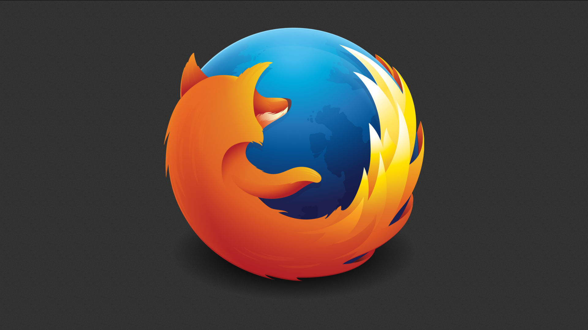 Mozilla Firefox Logo Simple Background 1920x1080