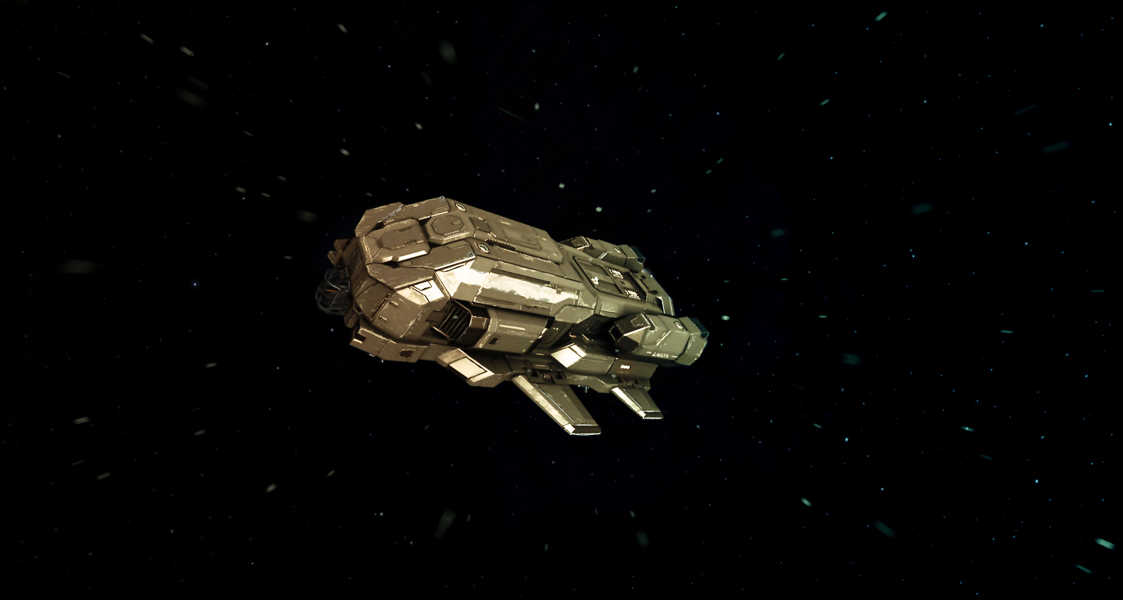 Elite Dangerous Science Fiction Spaceship Kev Art Void 3798x2030