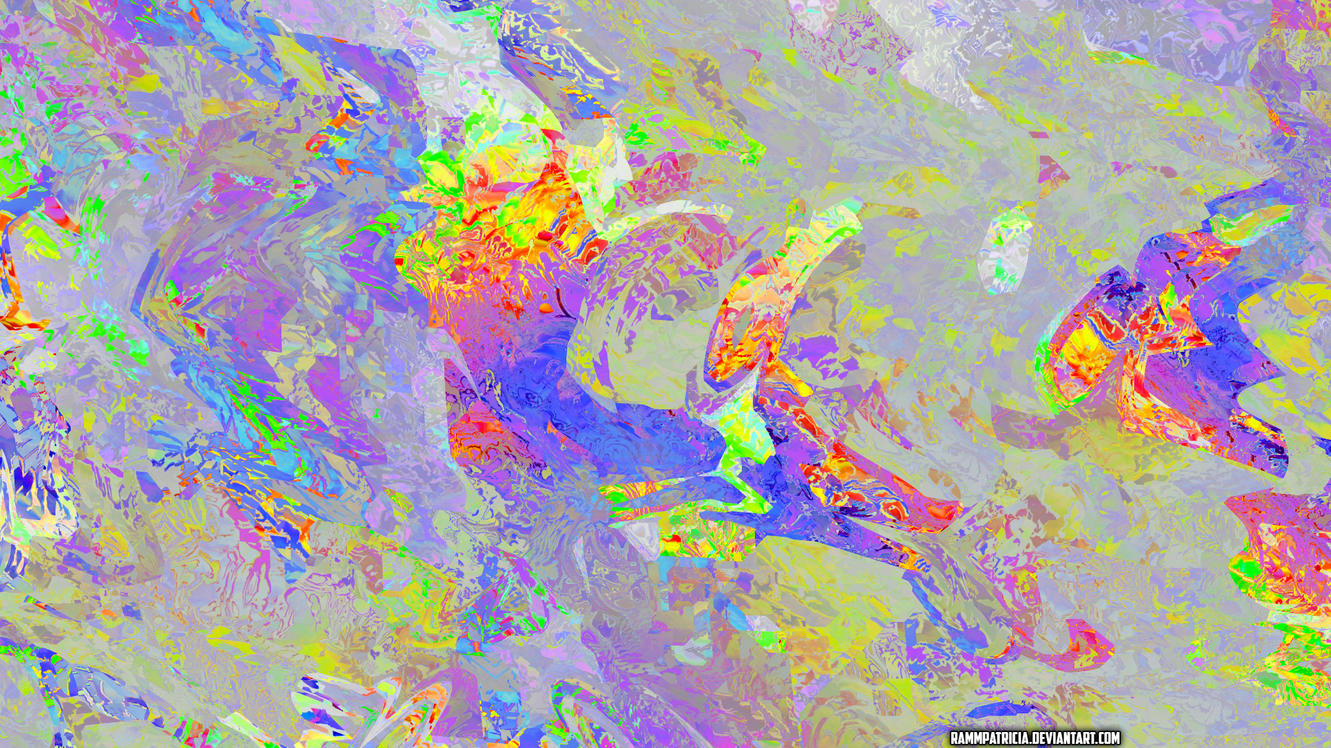 Digital Digital Art RammPatricia Abstract Colorful Iridescent Watermarked 1920x1080
