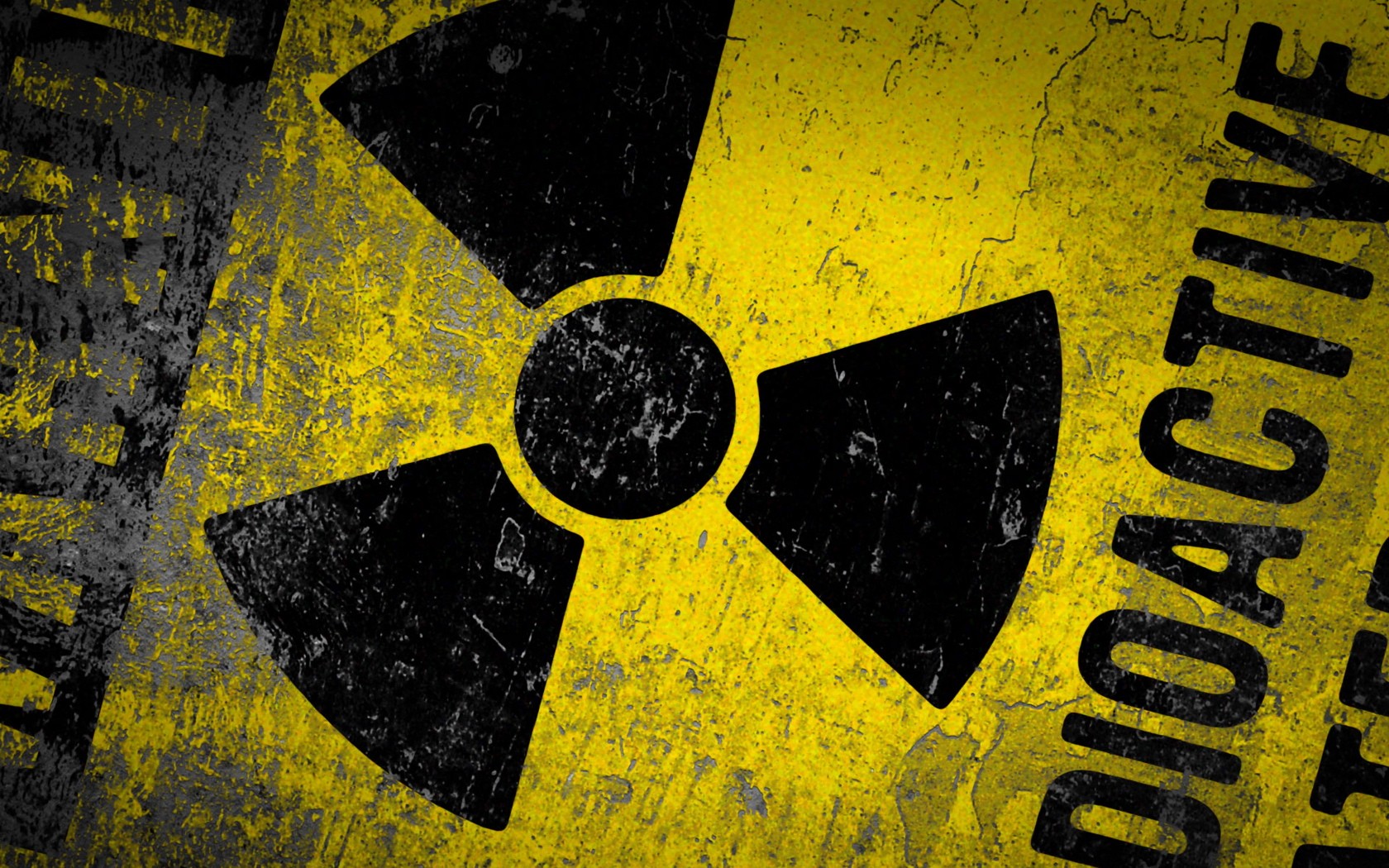 Radioactive Sign Warning Signs Nuclear 1680x1050