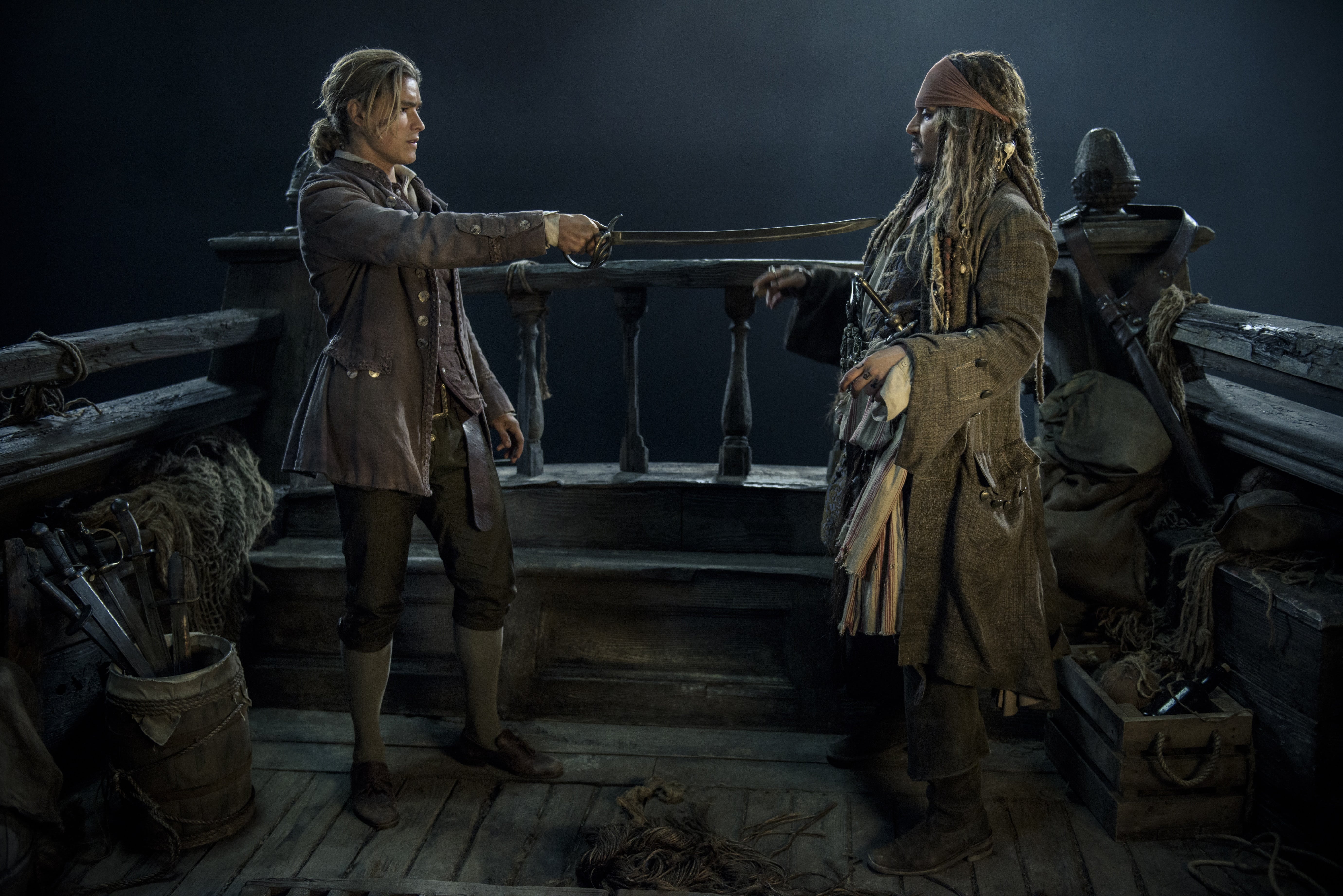 Pirates Of The Caribbean Dead Men Tell No Tales Pirates Of The Caribbean Movies Brenton Thwaites Joh 5520x3684