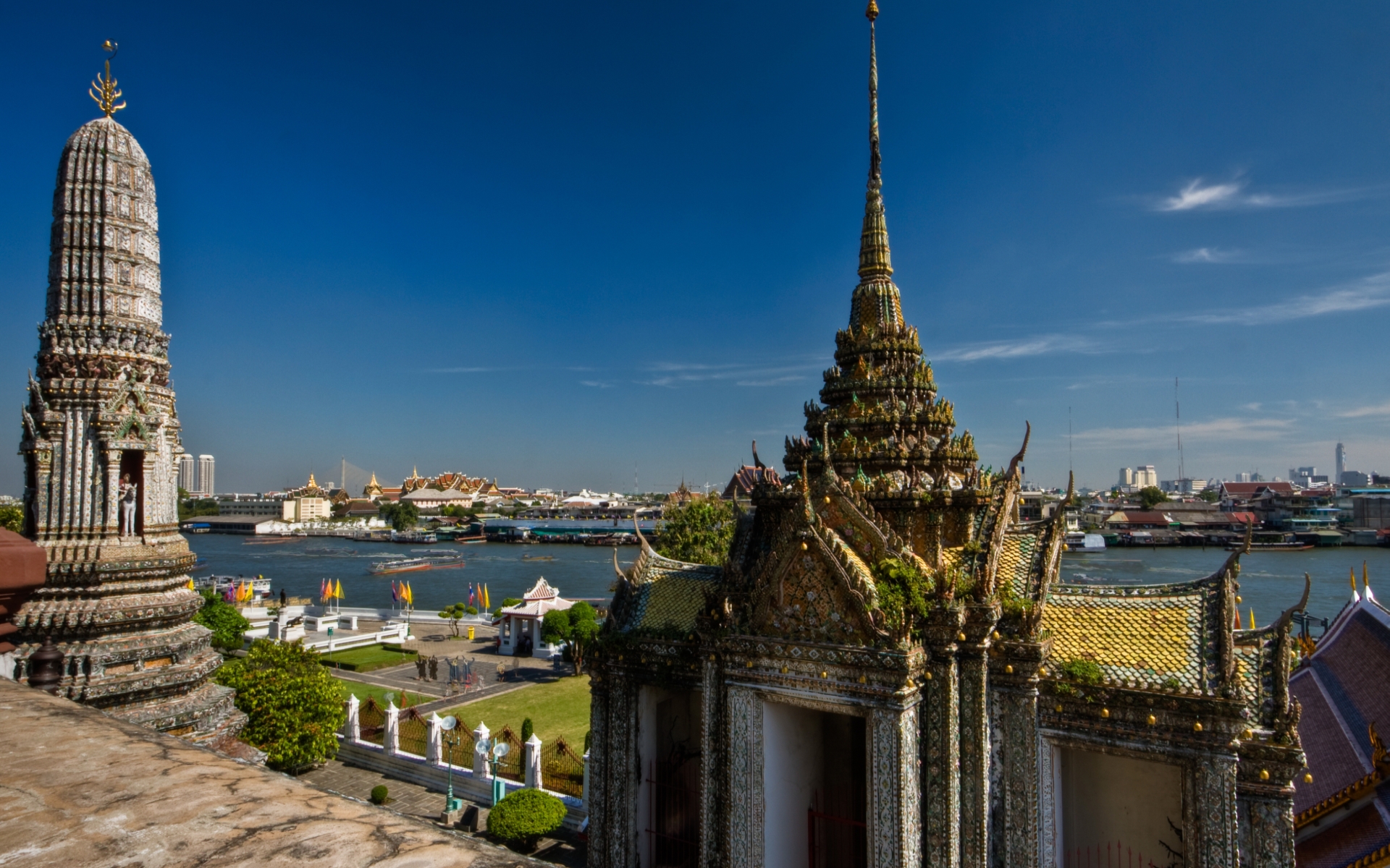 Religious Wat Arun Temple 1920x1200