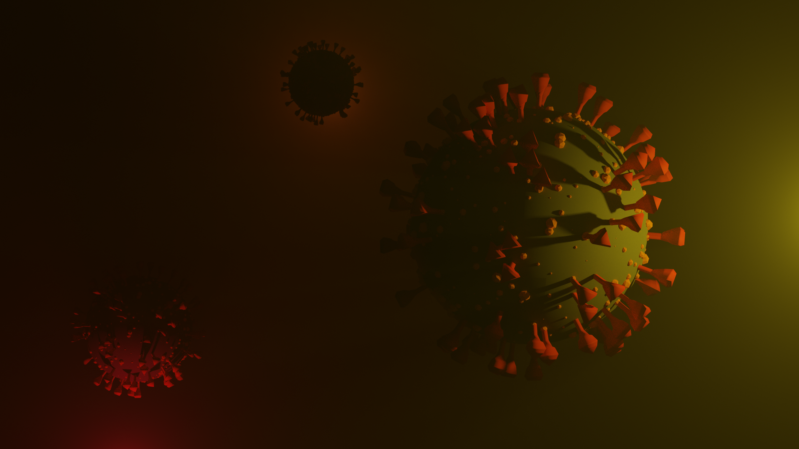 Corona Virus 3D Render 2560x1440