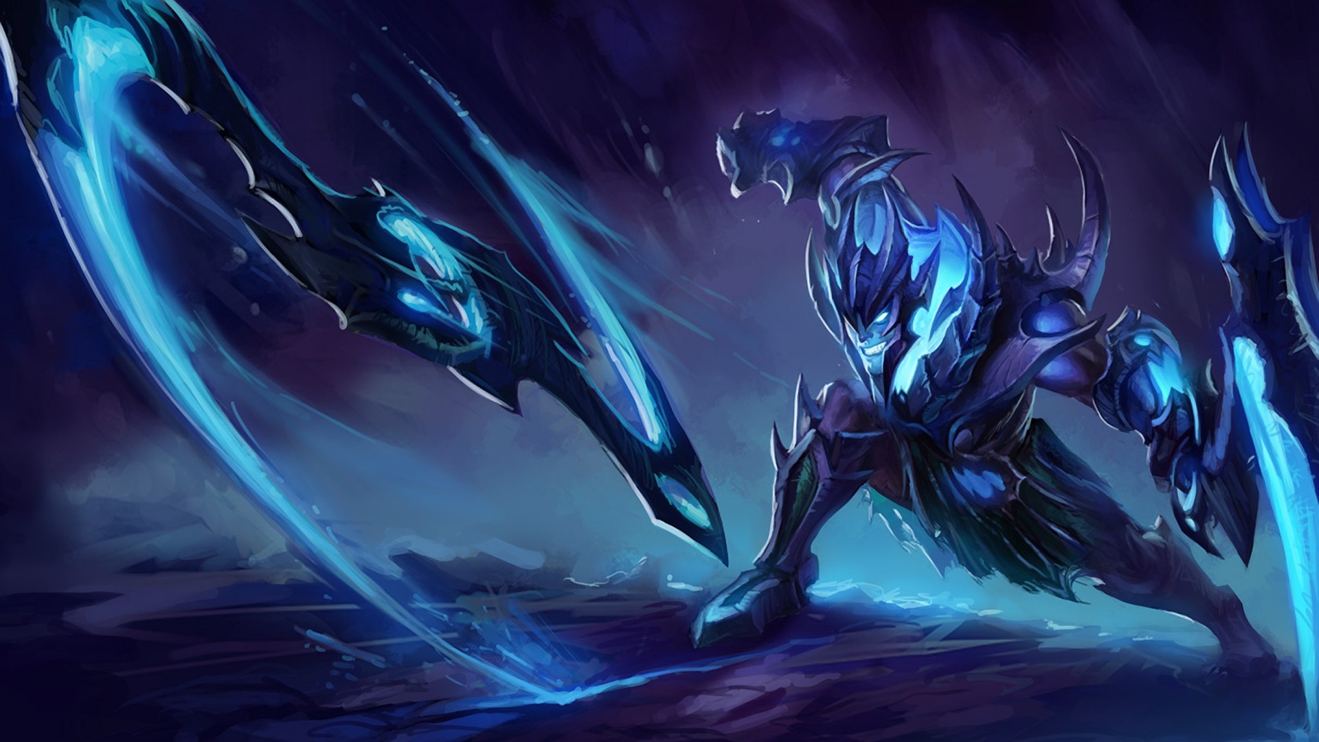 League Of Legends Draven PC Gaming Cyan Blue 1920x1080