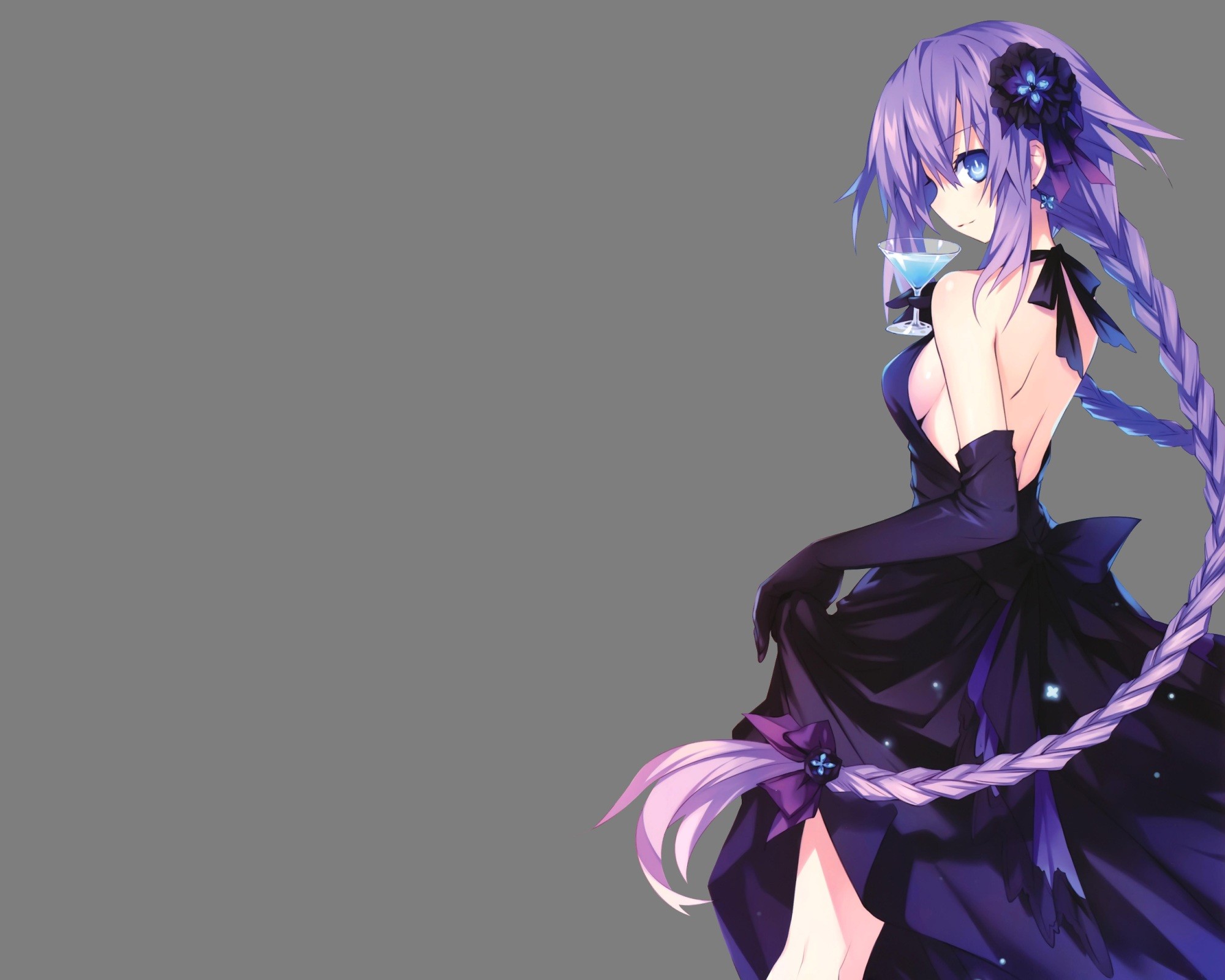 Anime Anime Girls Hyperdimension Neptunia Purple Heart 2000x1600