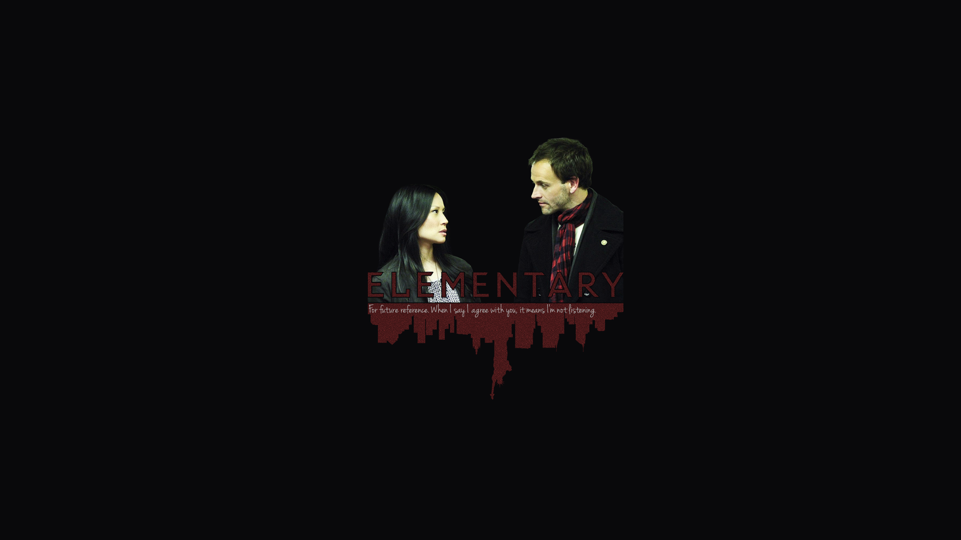 Elementary Sherlock Holmes Jonny Lee Miller Lucy Liu 1920x1080