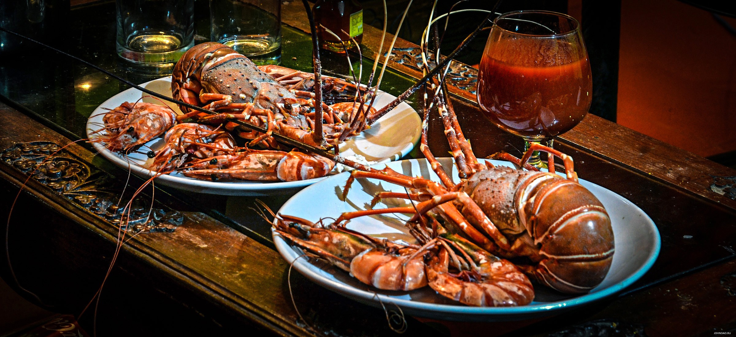 Food Lobsters Seafood 2400x1100