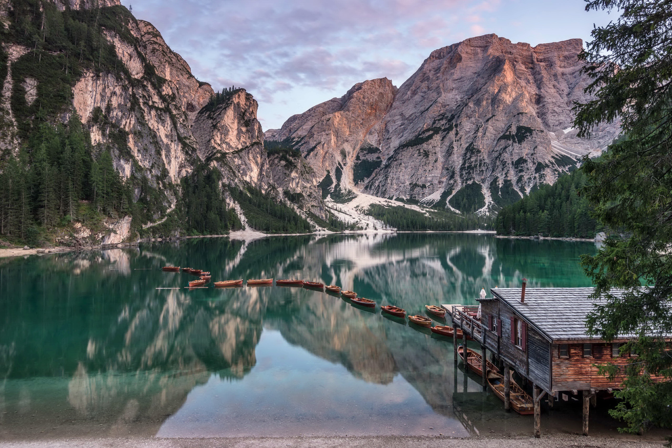 Nature Mountains Lake Water Reflection South Tyrol 2560x1709