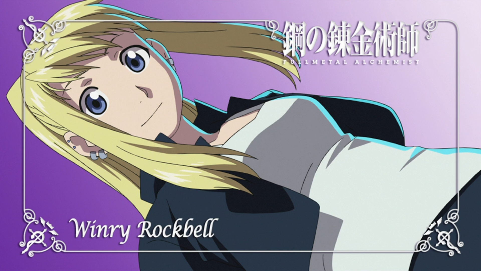 Fullmetal Alchemist Brotherhood Rockbell Winry Anime Girls Anime Blonde Blue Eyes 1920x1080