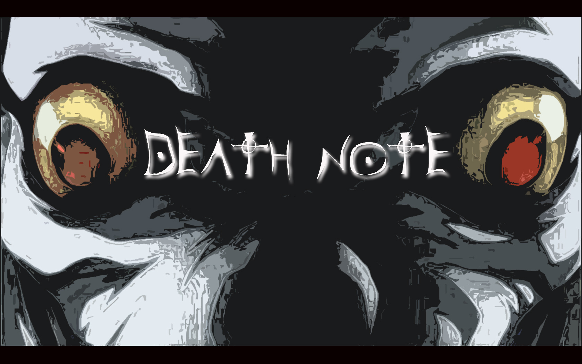 Death Note Ryuk Typography 1920x1200