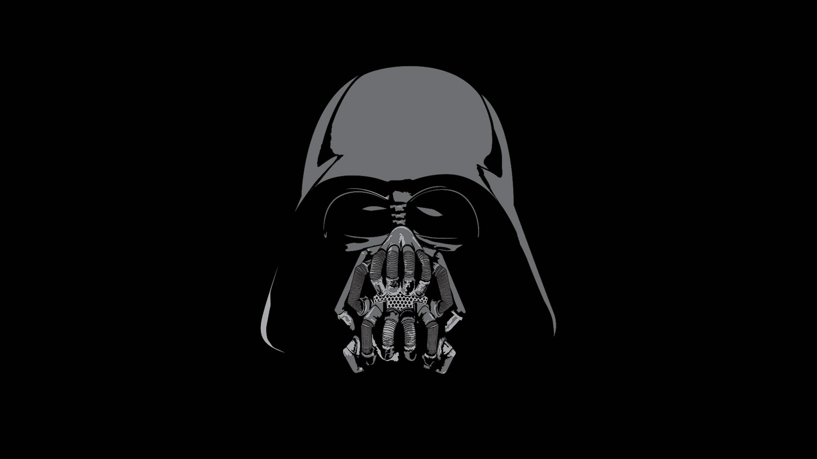 Star Wars Darth Vader Bane Crossover Black Black Background 1600x900