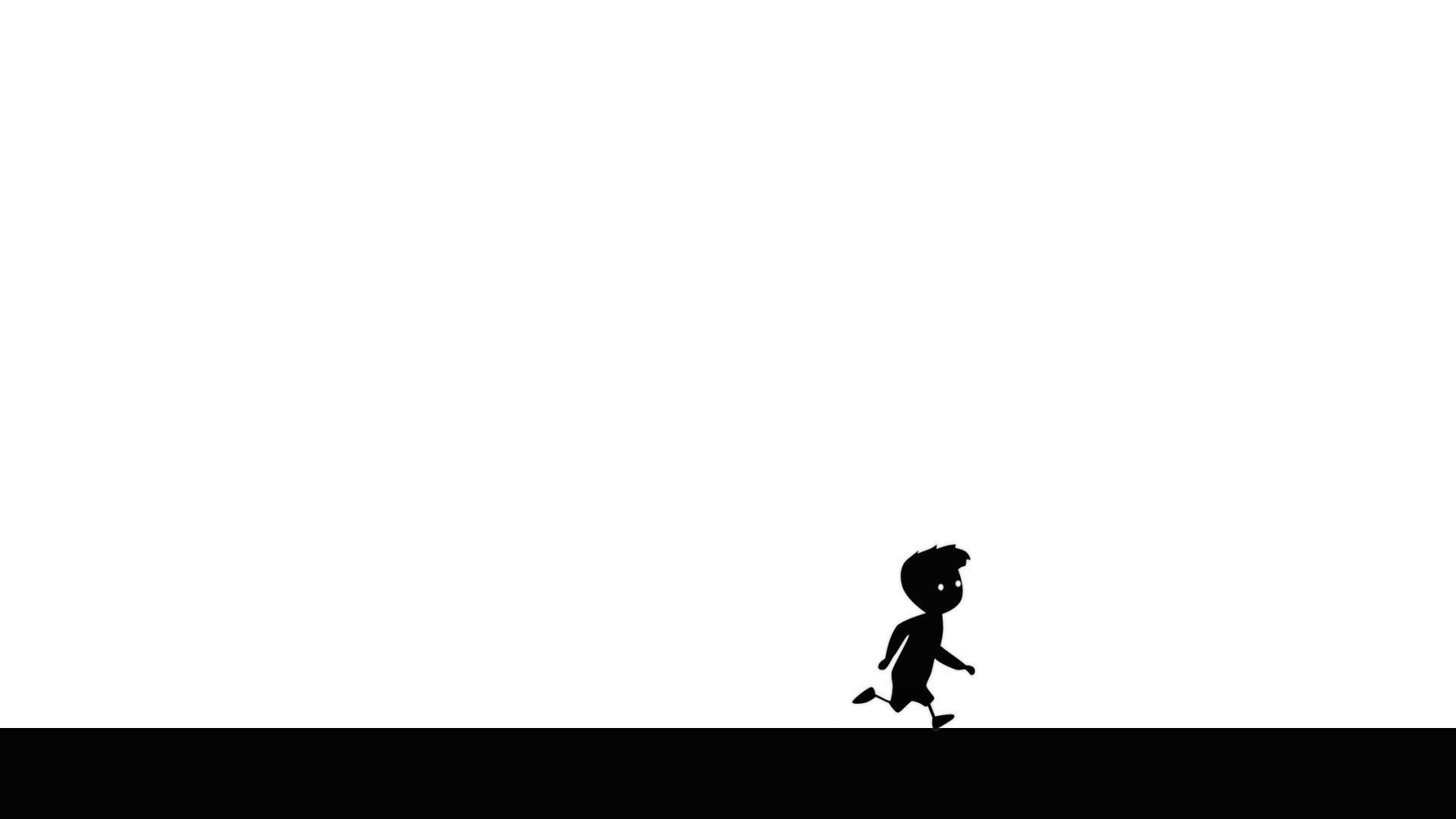 Running Black White Limbo 1920x1080