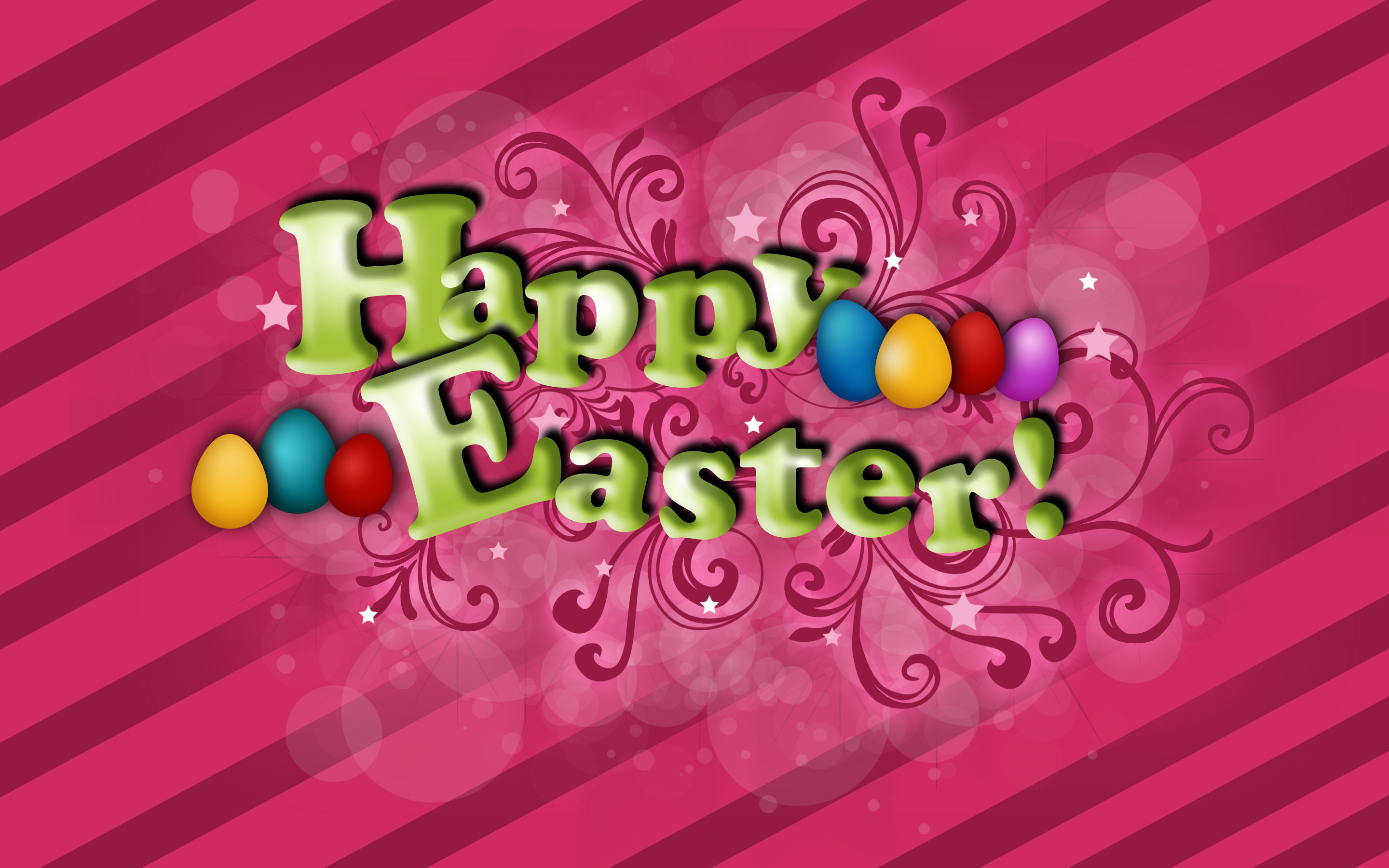 Holiday Easter Easter Egg Pink Happy Easter 2880x1800