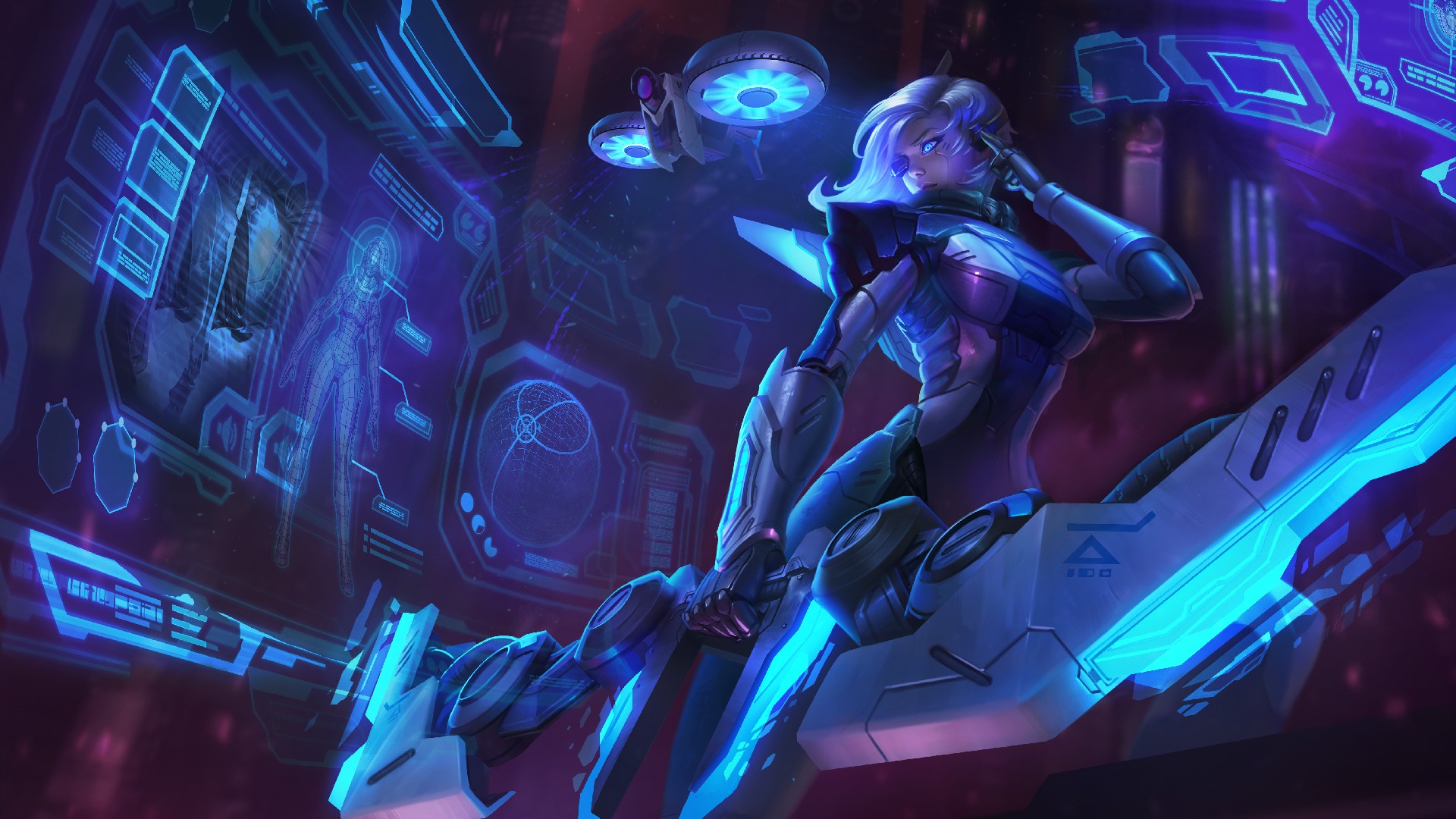 League Of Legends Project Skins Ashe ADC Attack Damage Carry 1920x1080