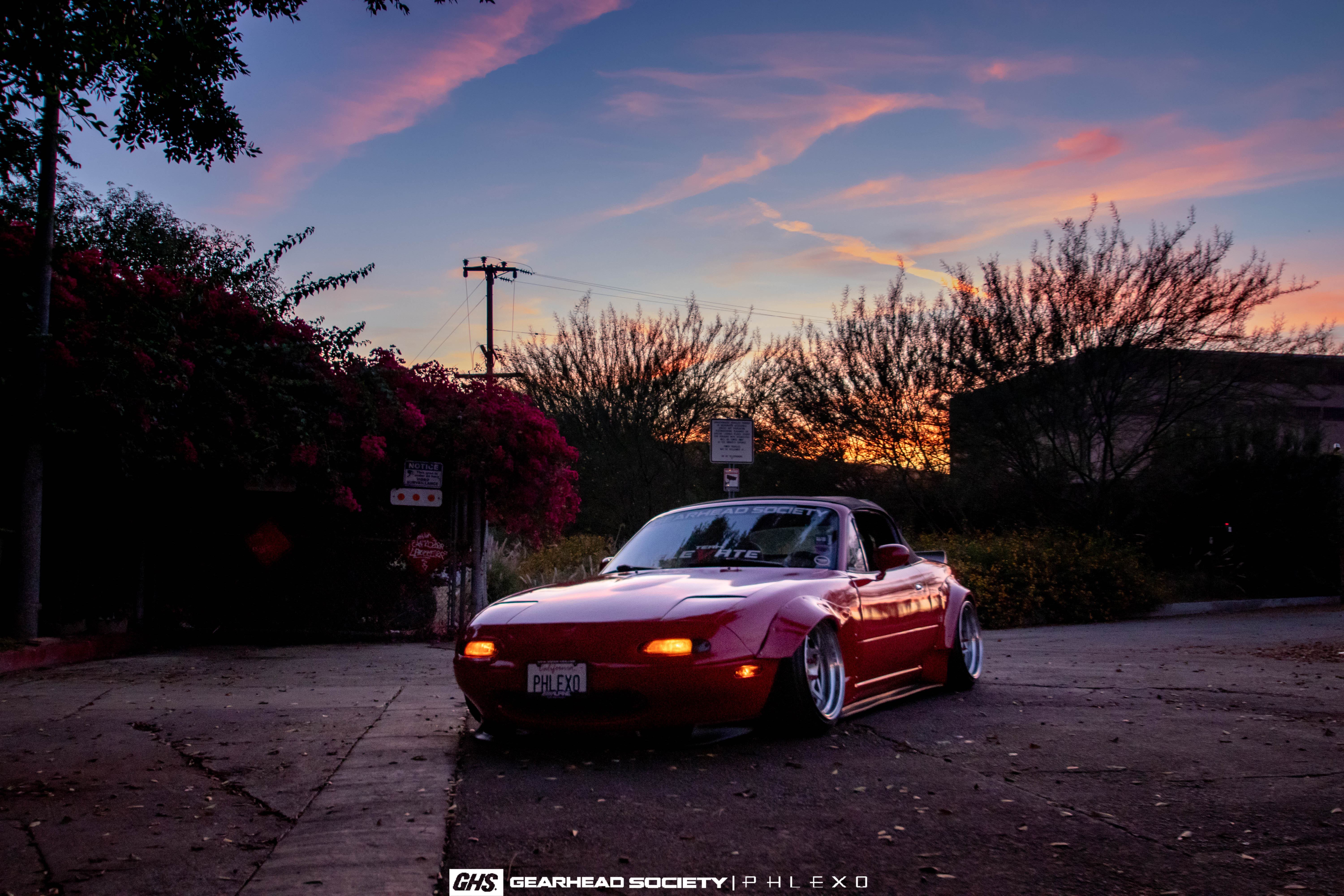 Mazda Miata Rocketbunny Sports Car Widebody Photoshop Sunset Photography 6000x4000