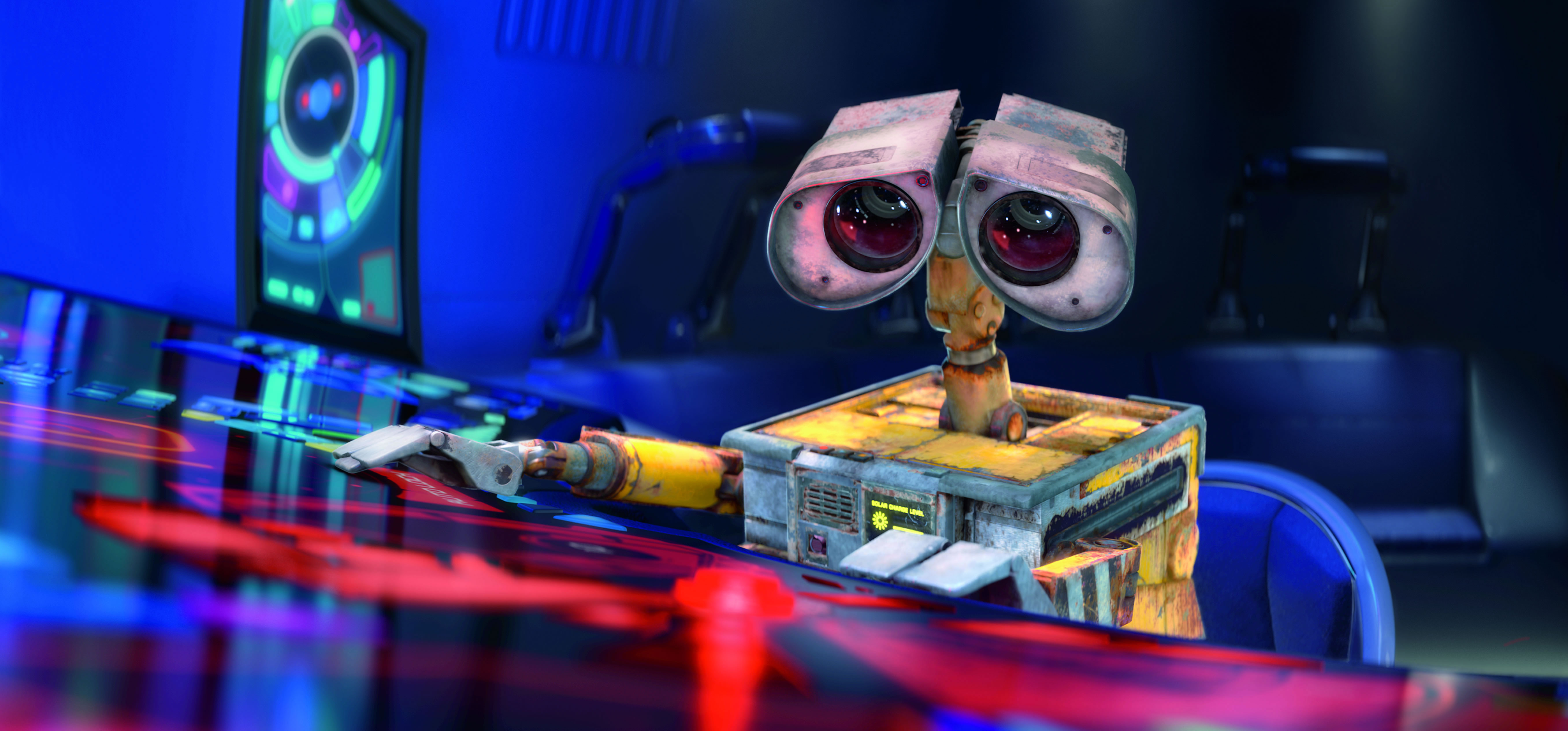Wall E Character Pixar Robot 5428x2529
