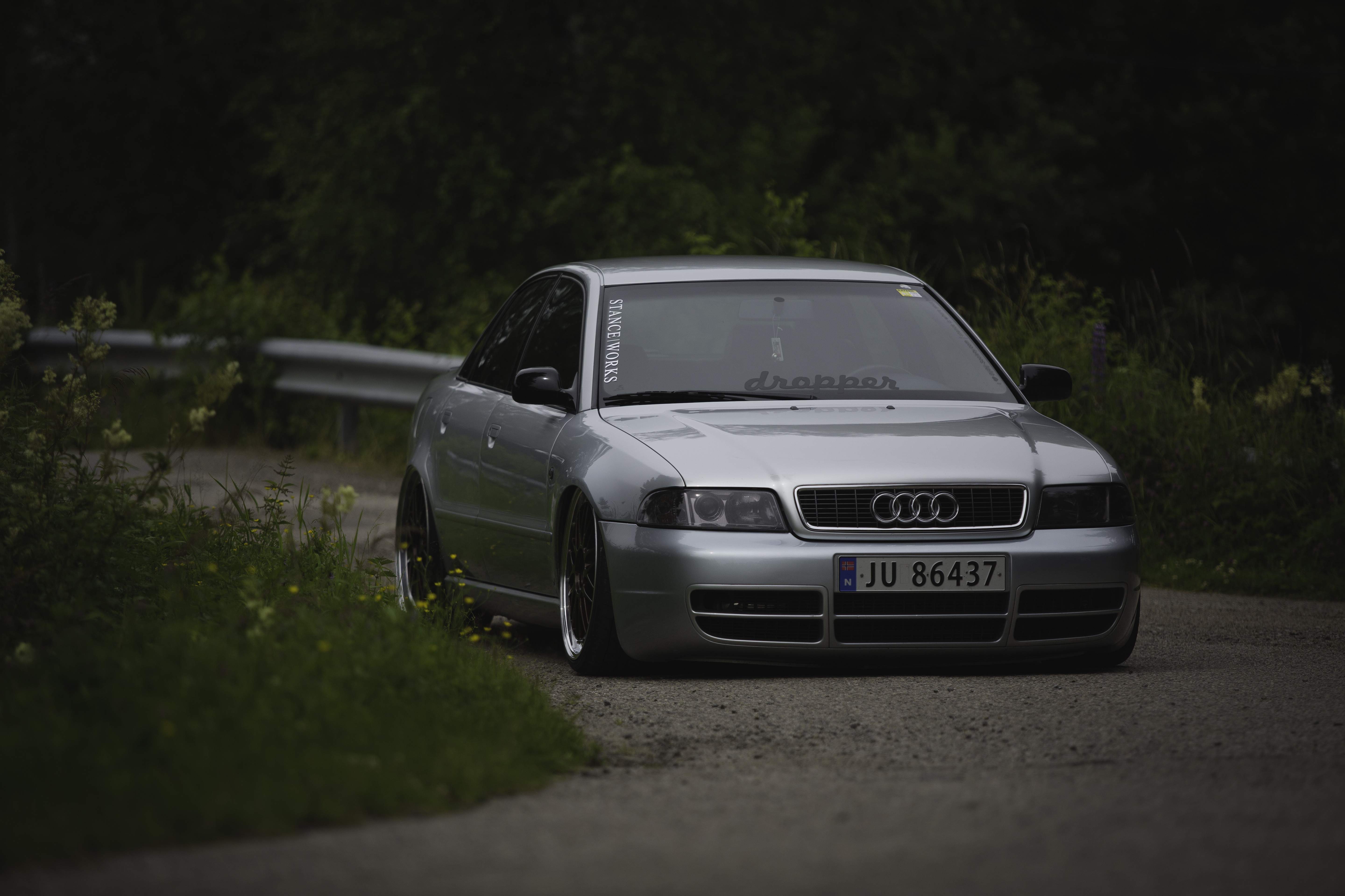 Audi A4 Stanceworks Norway Low Audi RS4 Lowered Stance 5760x3840