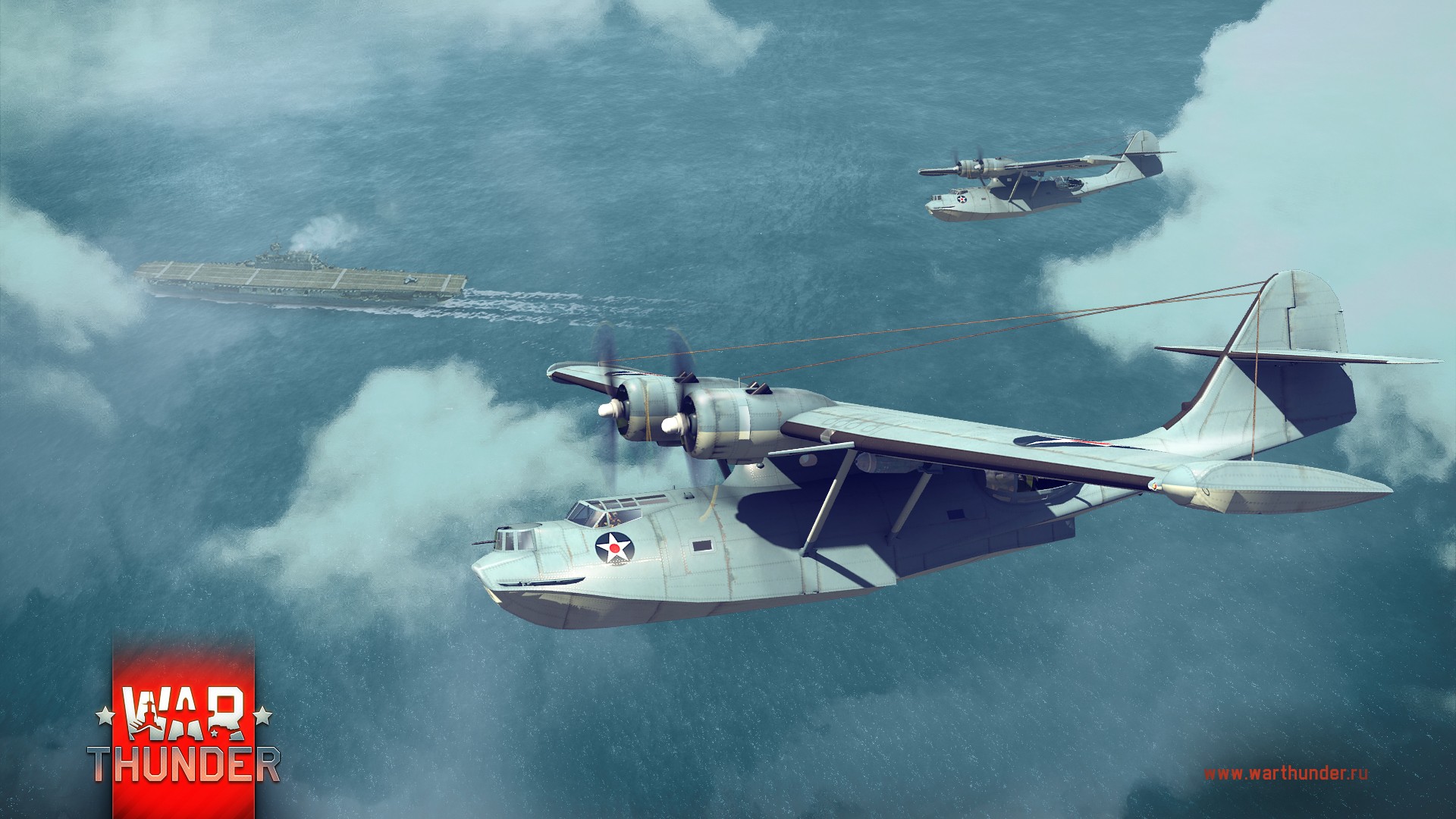 War Thunder Airplane Gaijin Entertainment Video Games Consolidated PBY Catalina 1920x1080