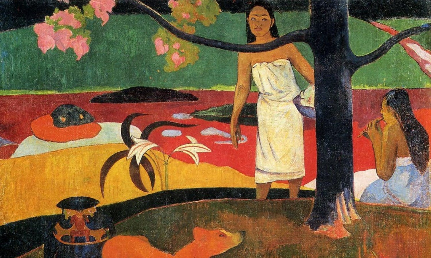 Paul Gauguin Painting Nature French Polynesia Women 1500x900