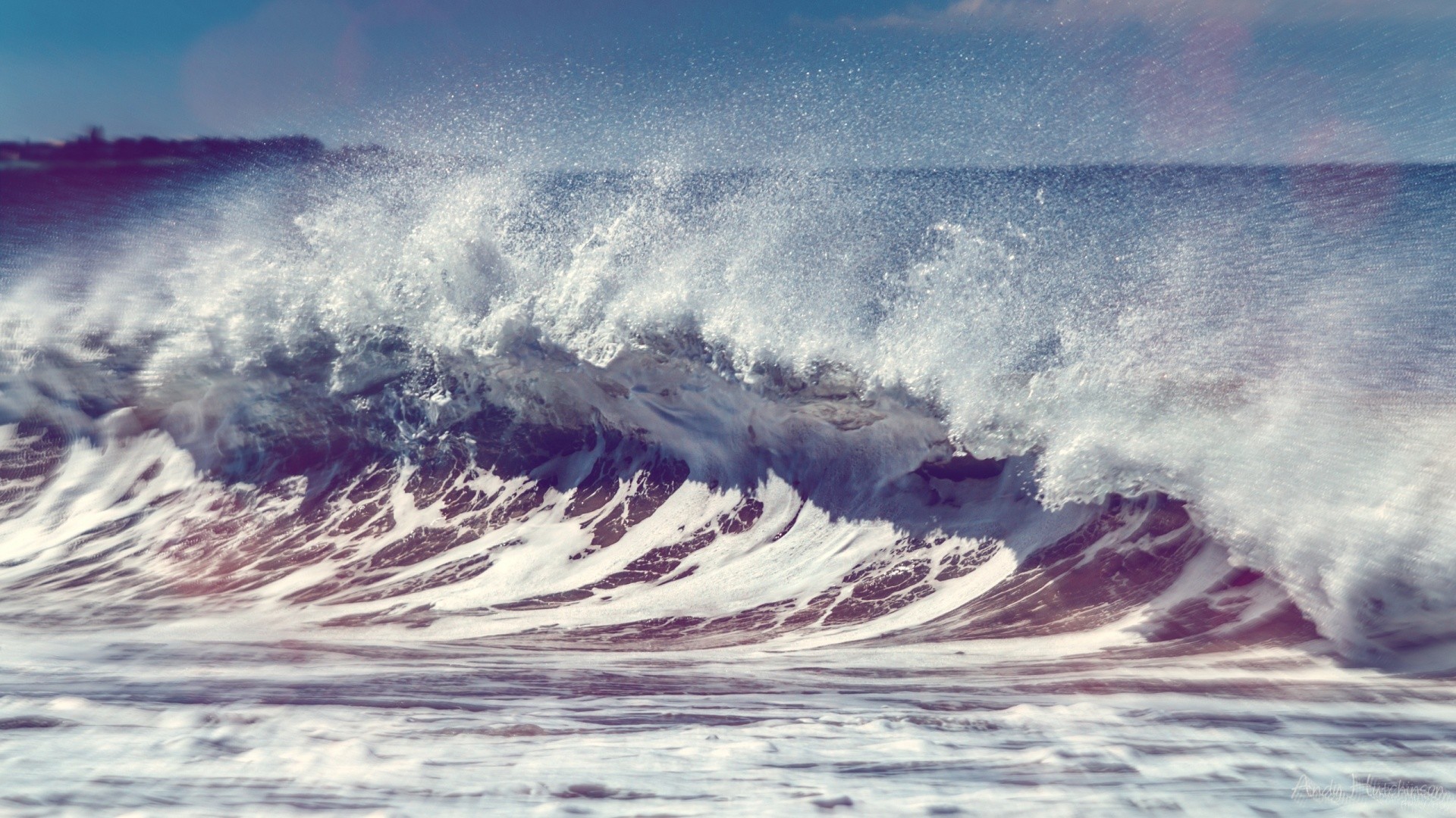 Waves Sea Sea Beach Surfing Foam Water H2O Coastline Coast Nature 1920x1080