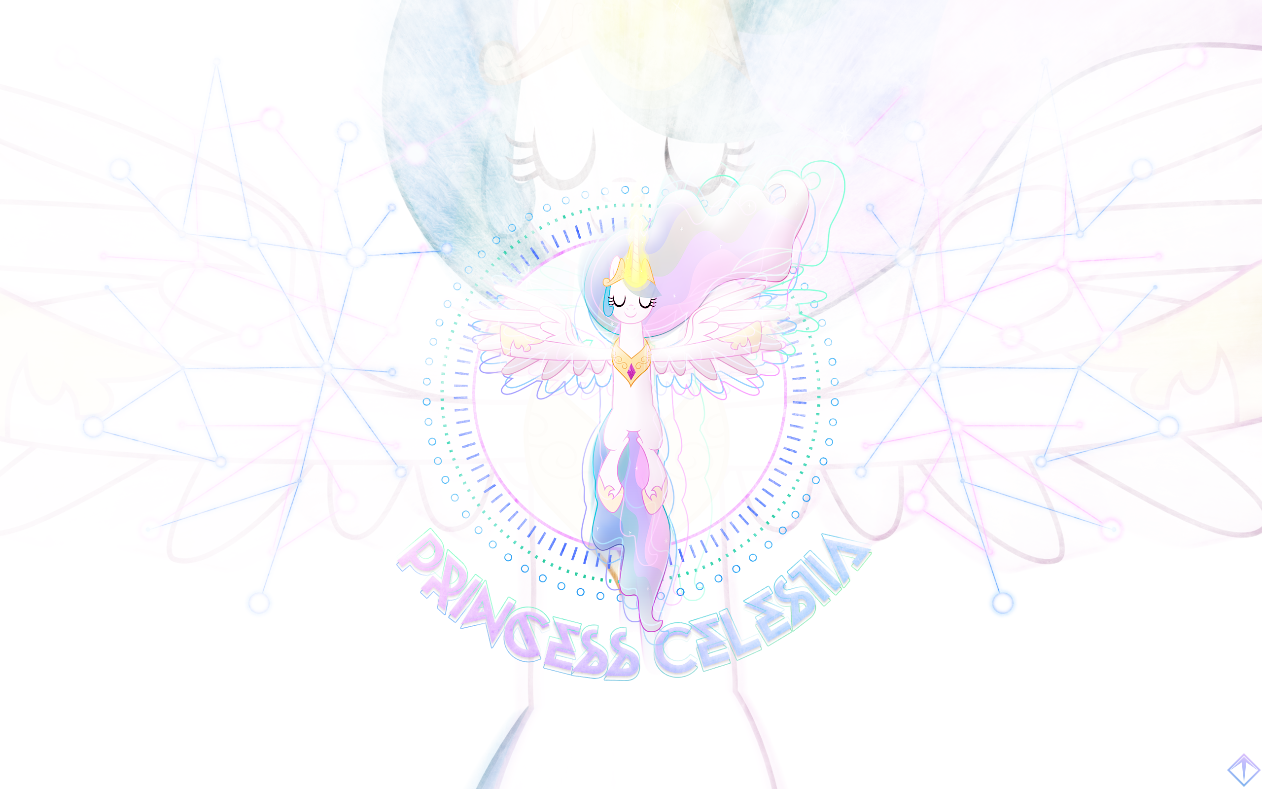 Princess Celestia Vector My Little Pony 2560x1600