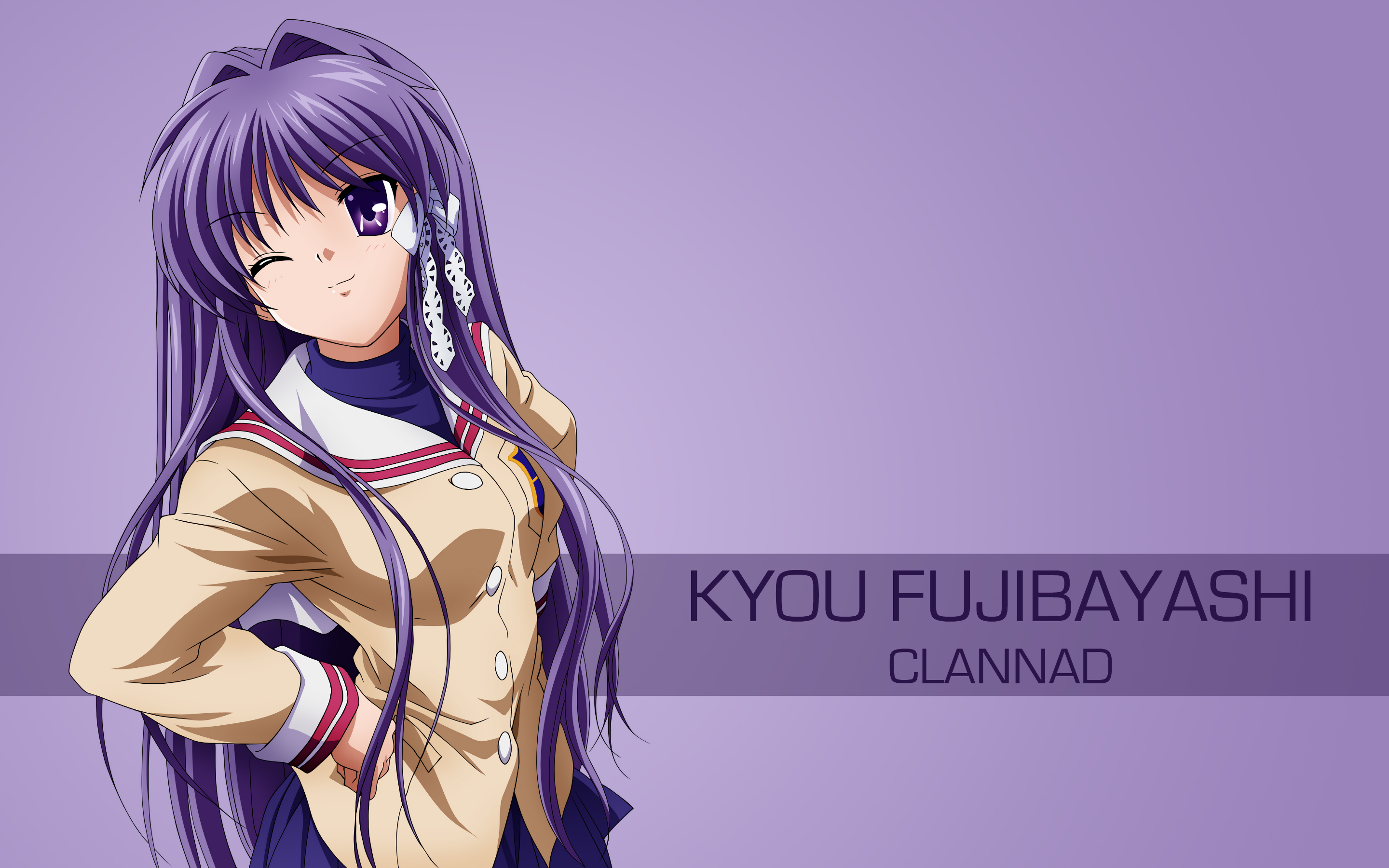 Clannad Anime Girls Fujibayashi Kyou 2880x1800