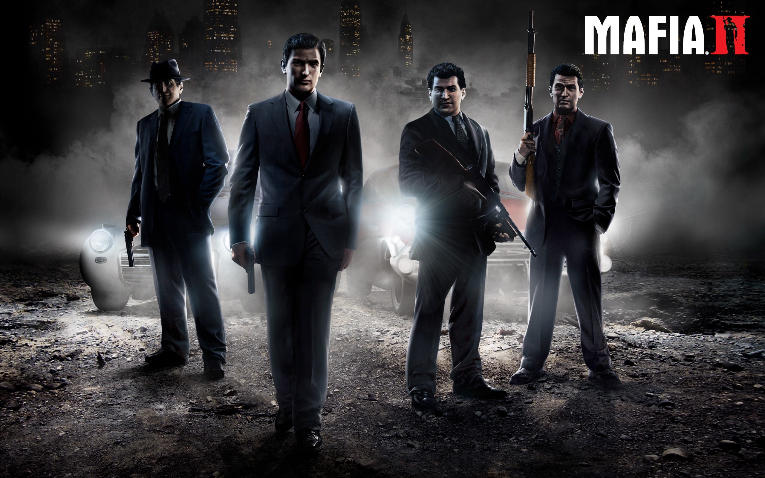 Mafia Ii Video Games Gun Mafia Ii Vito Scaletta Mafia 2560x1600