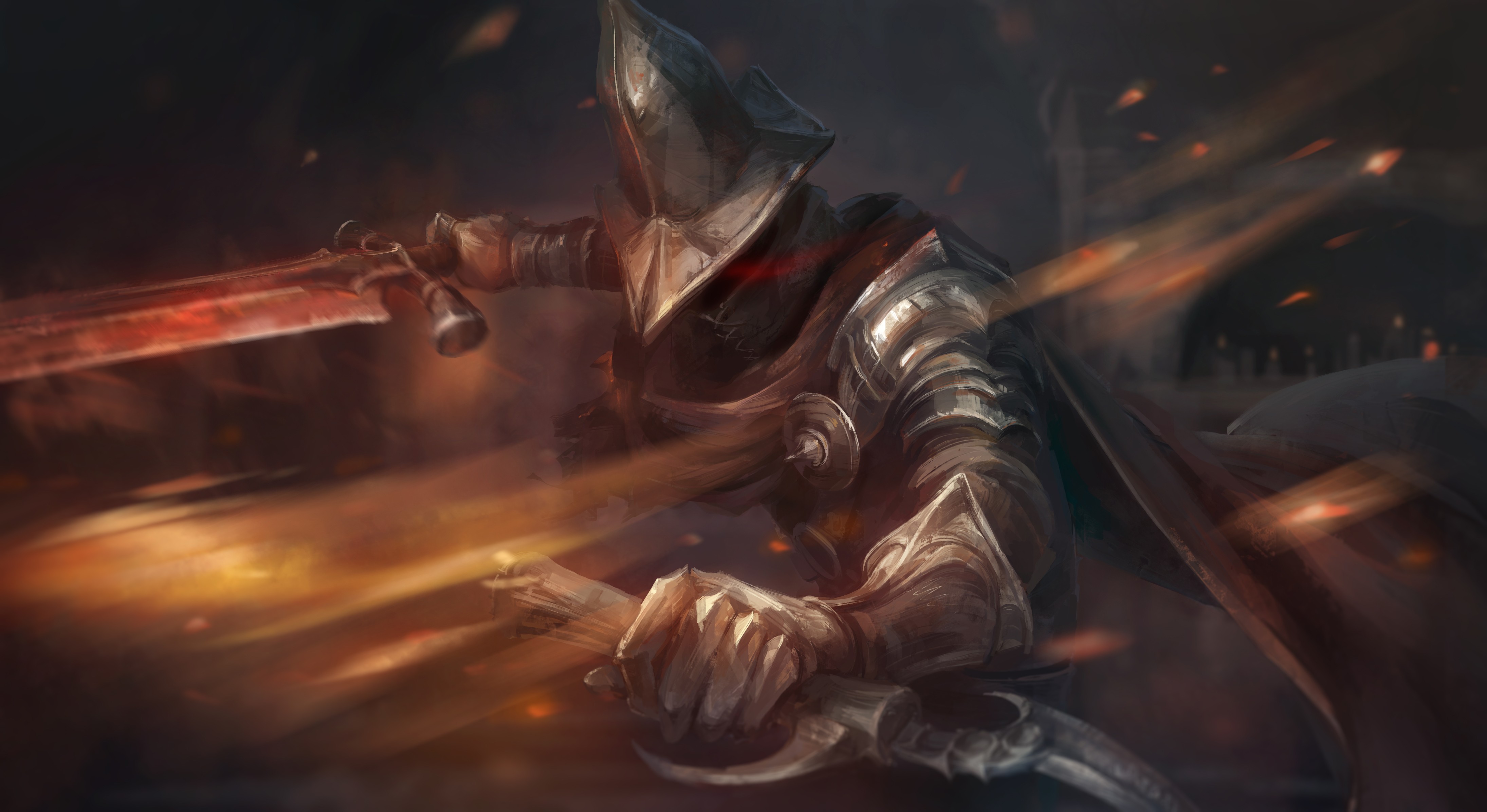 Fantasy Art Dark Souls Iii Farron Abyss Watchers Undead Legion 4380x2392