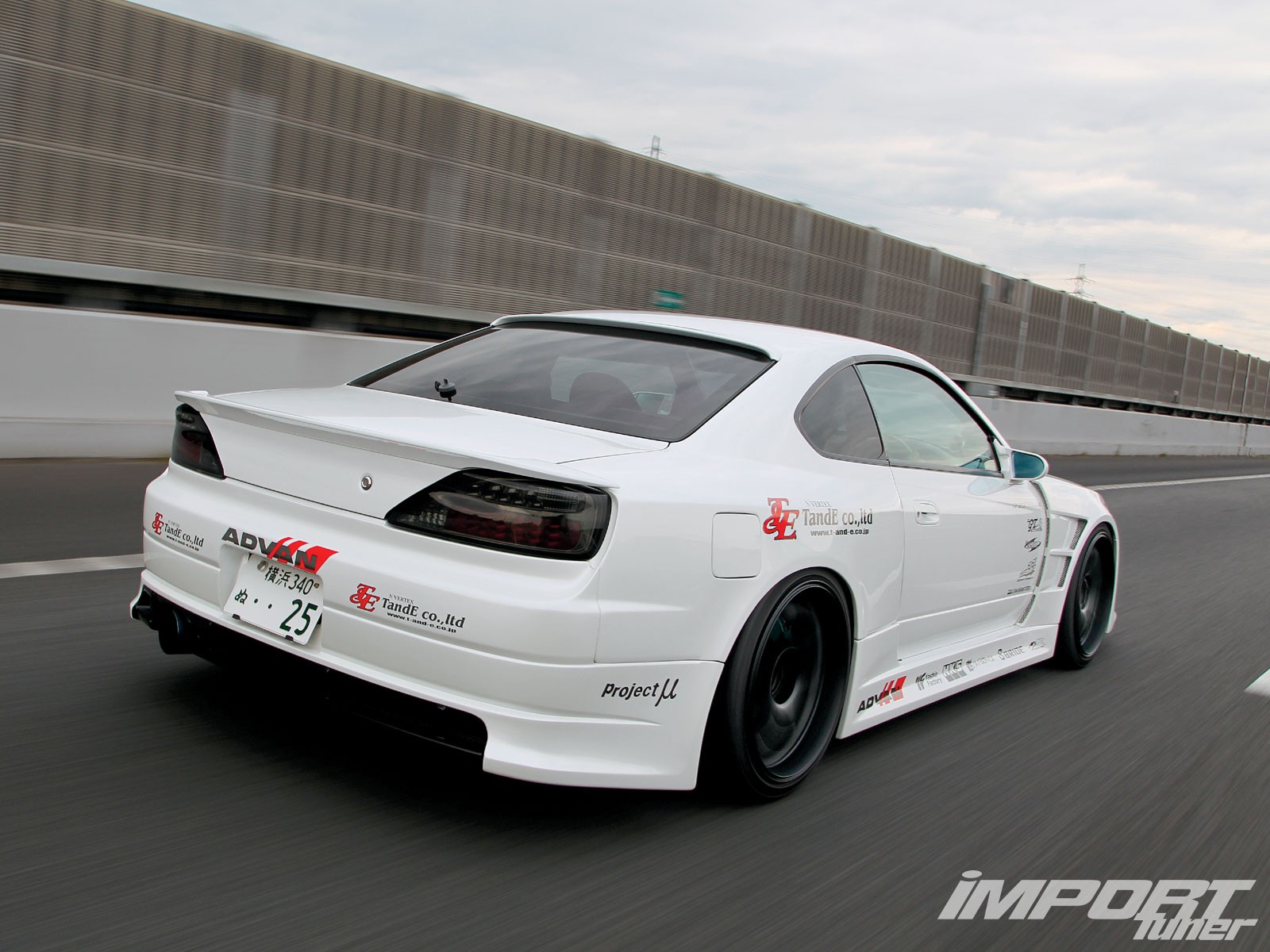 Nissan Car S15 Silvia Advan White Cars Vehicle 1600x1200