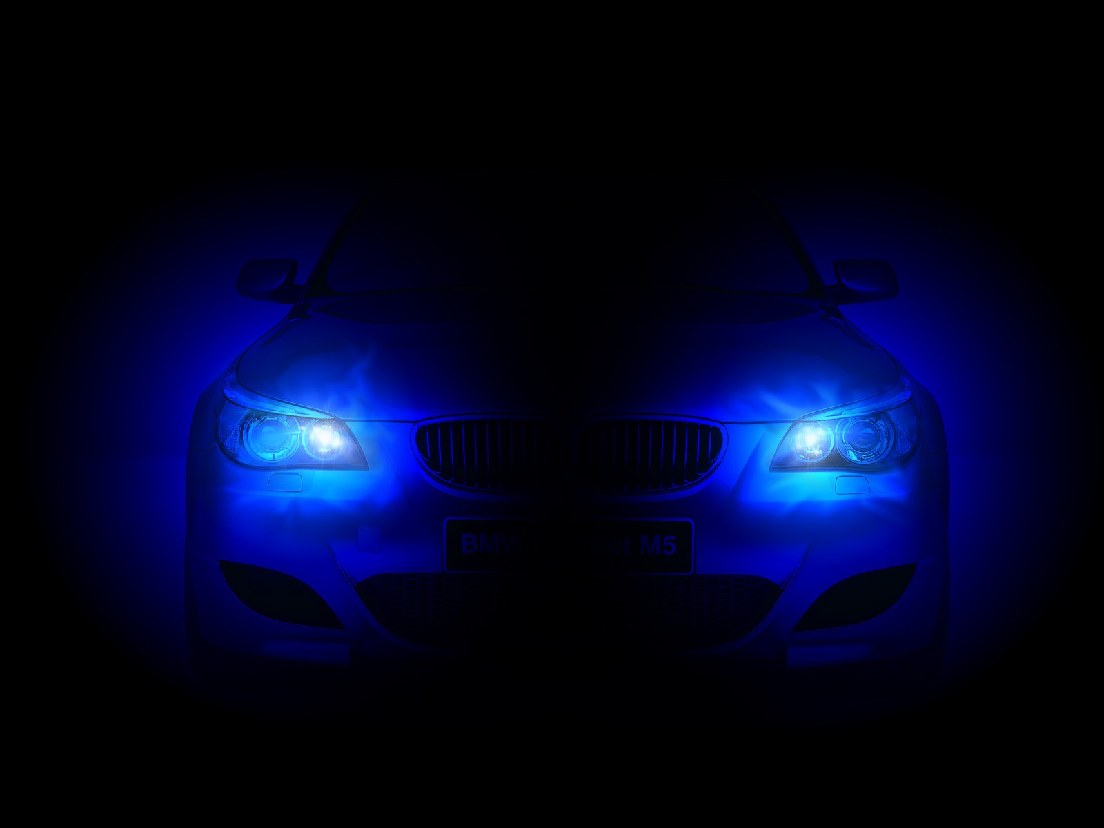 BMW BMW E60 BMW 5 Series Frontal View Car 1600x1200